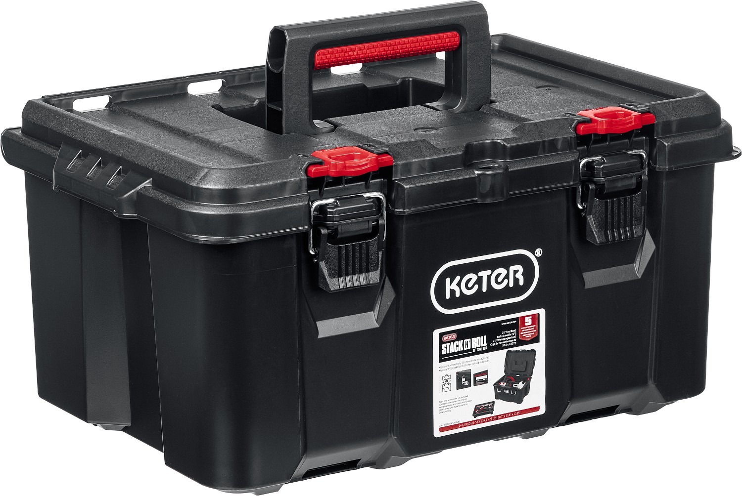 Изображение товара Ящик пластиковый для инструмента KETER STACKNROLL 525х345х260 мм