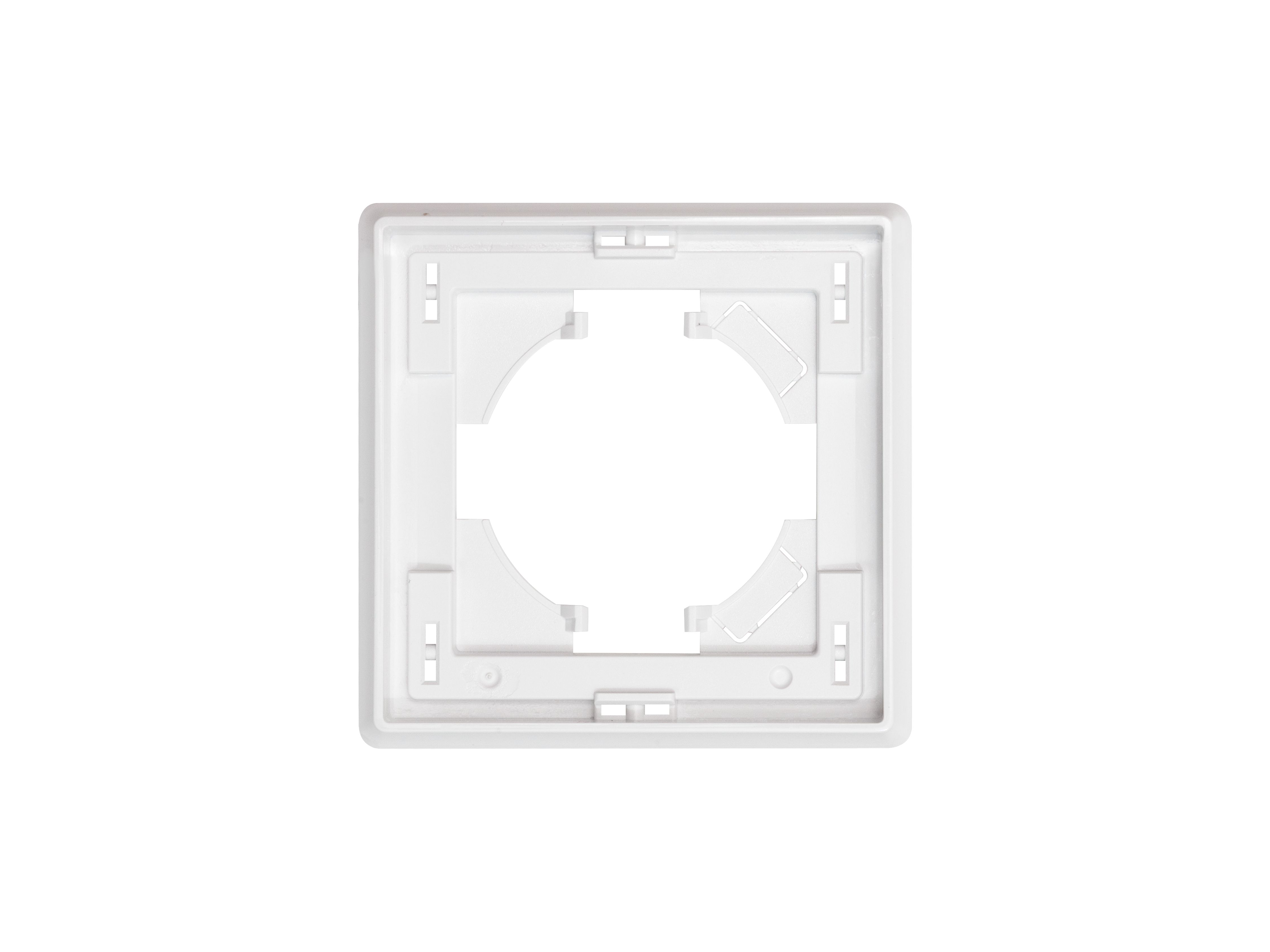 Изображение товара Рамка 1 пост ALTECH ENCORE 1PW белая для механизмов электроустановки