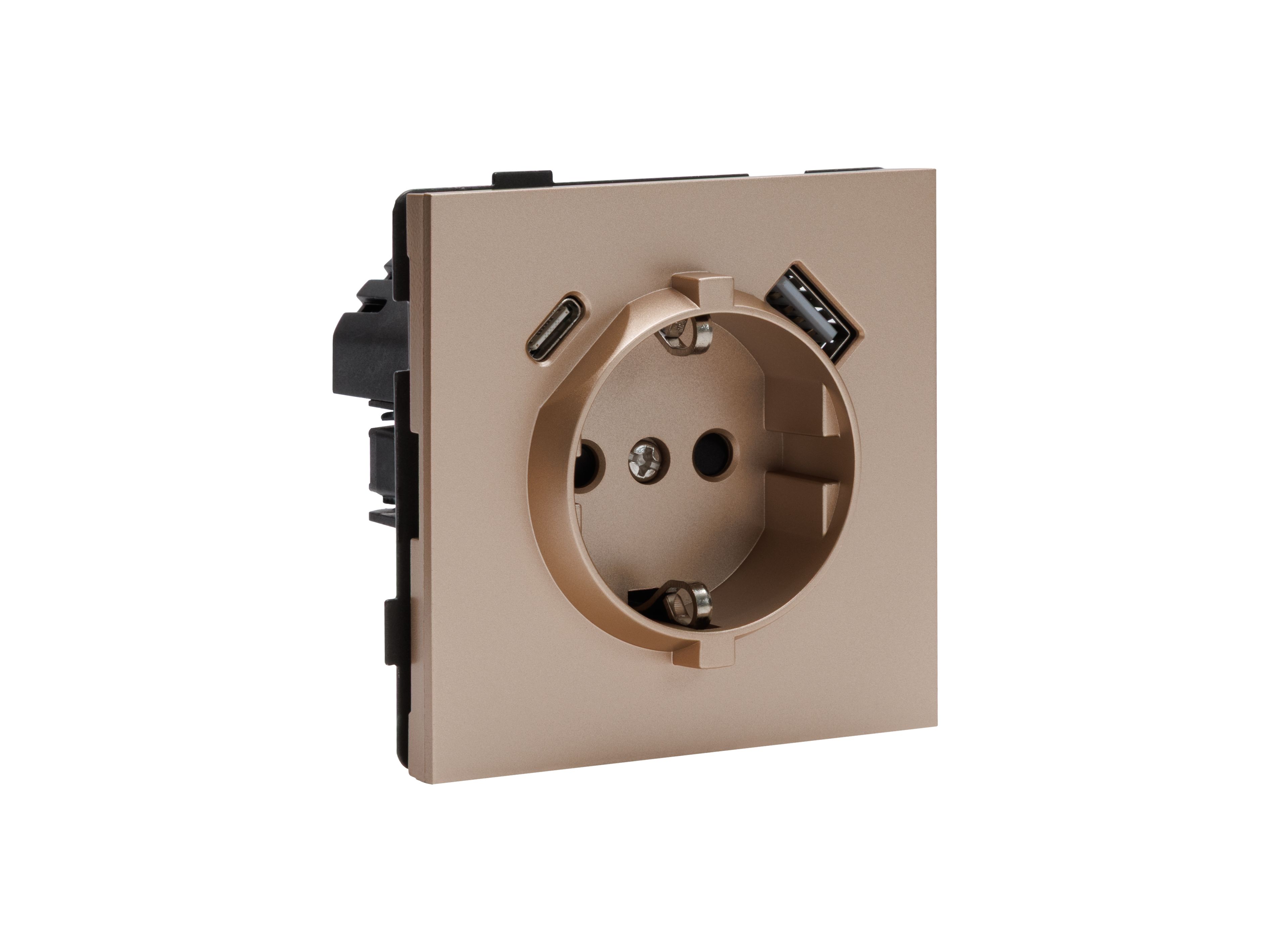Изображение товара Розетка USB/TYPE-C 1 пост ALTECH ENCORE 1SUCY шампань