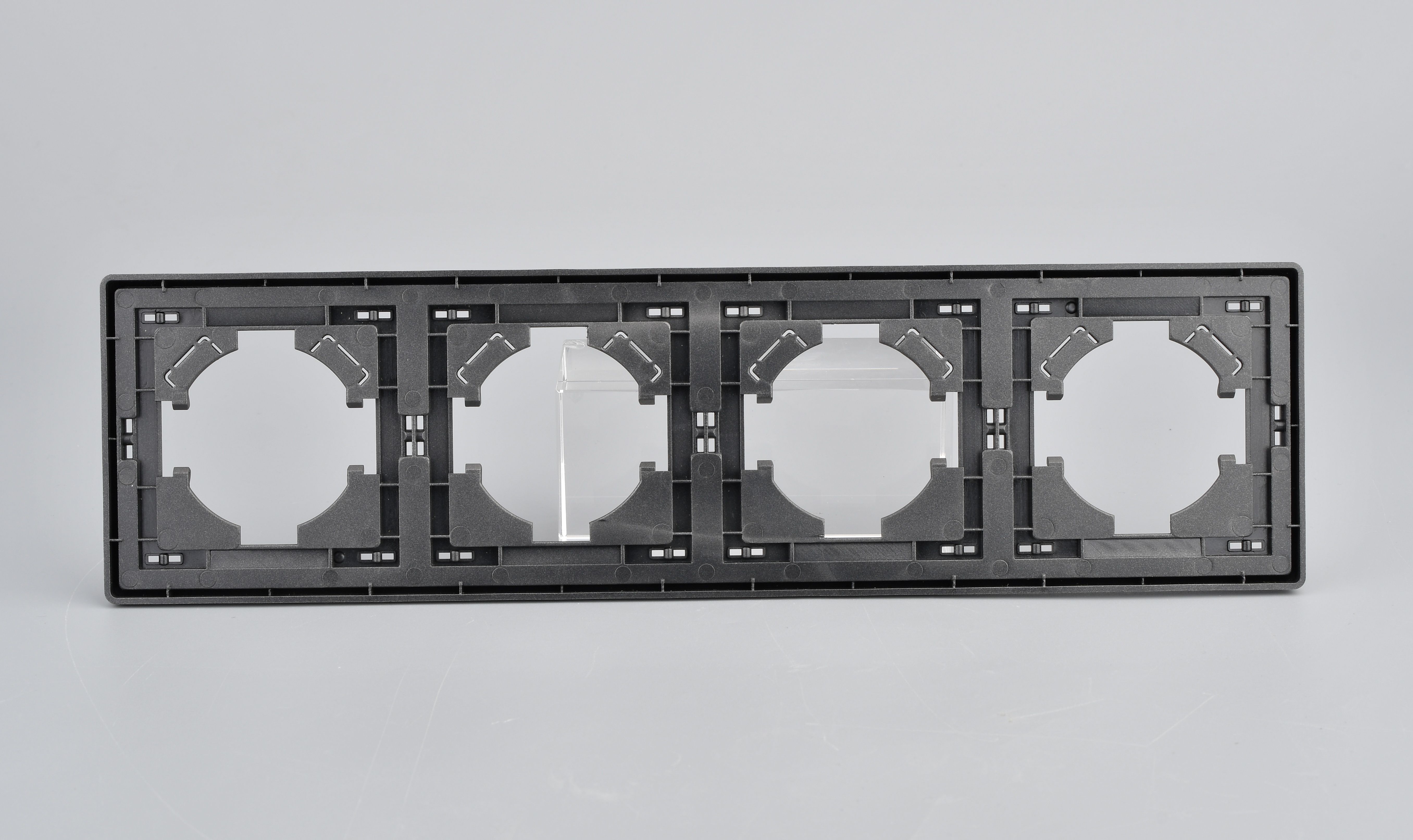 Изображение товара Рамка 4 поста ALTECH ENCORE 4PG графит универсальная монтажная