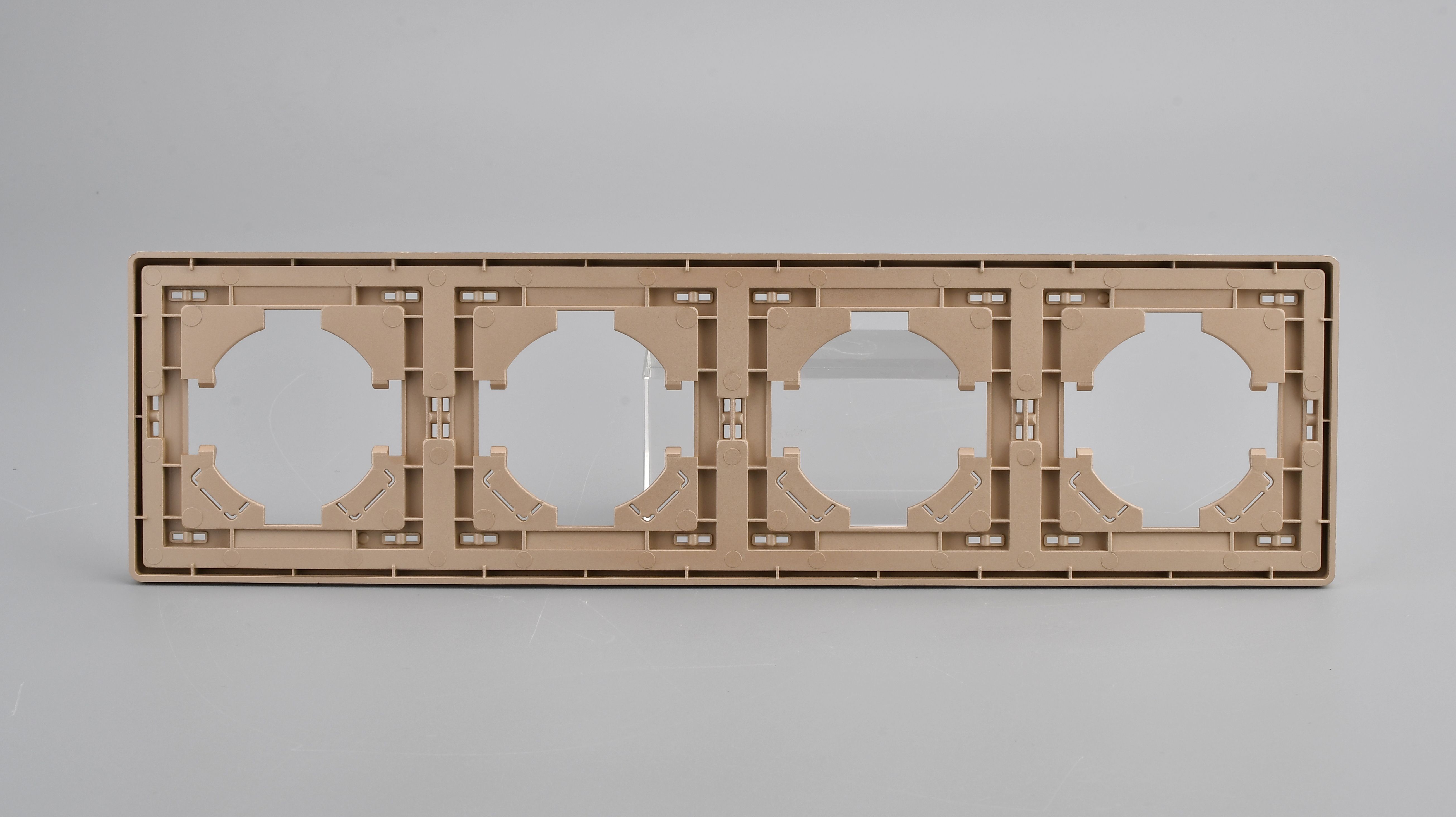 Изображение товара Рамка 4 поста ALTECH ENCORE 4PY шампань