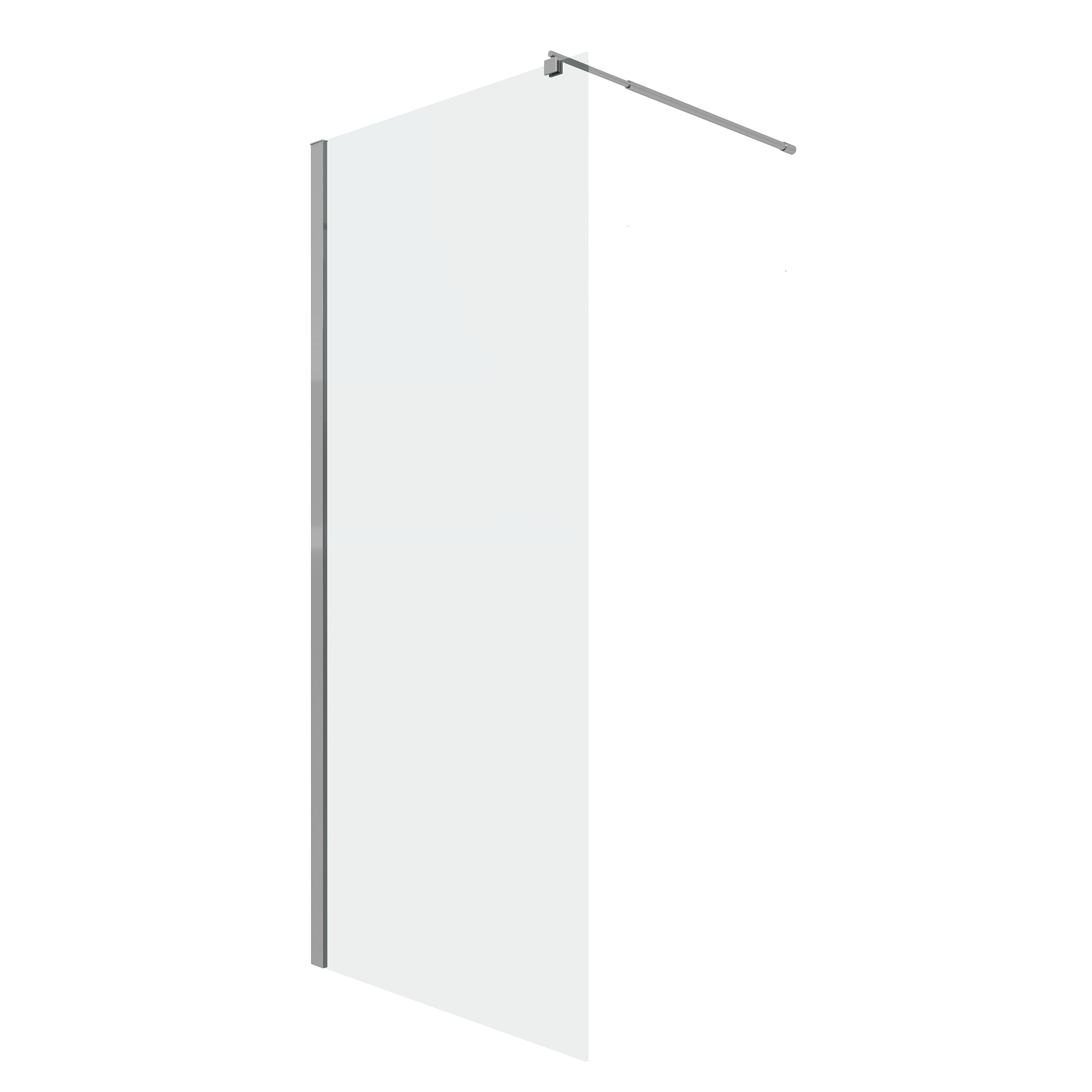 Изображение товара Душевая перегородка Niagara Eco NG-531-80 из закаленного стекла с алюминиевым профилем