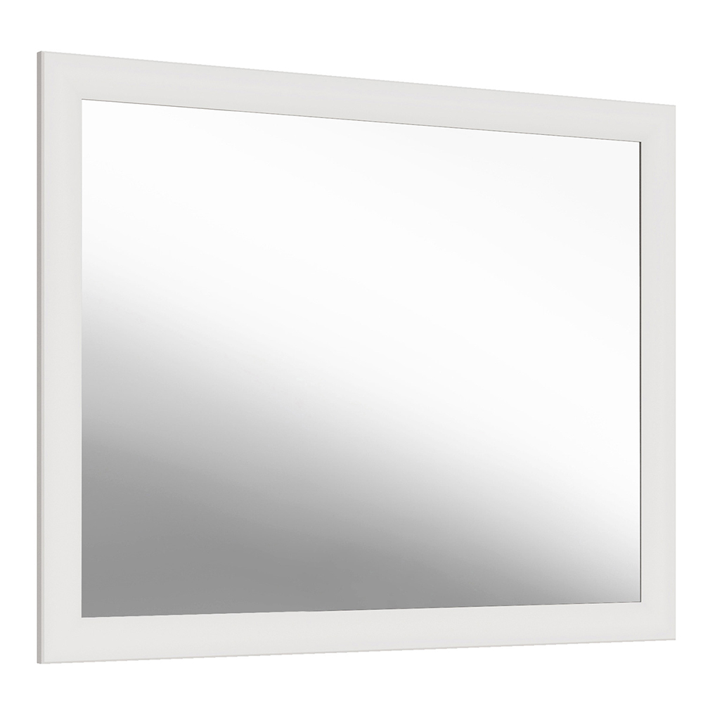 Изображение товара Зеркало для ванной прямоугольное Риола 85x100 белый настенное МДФ