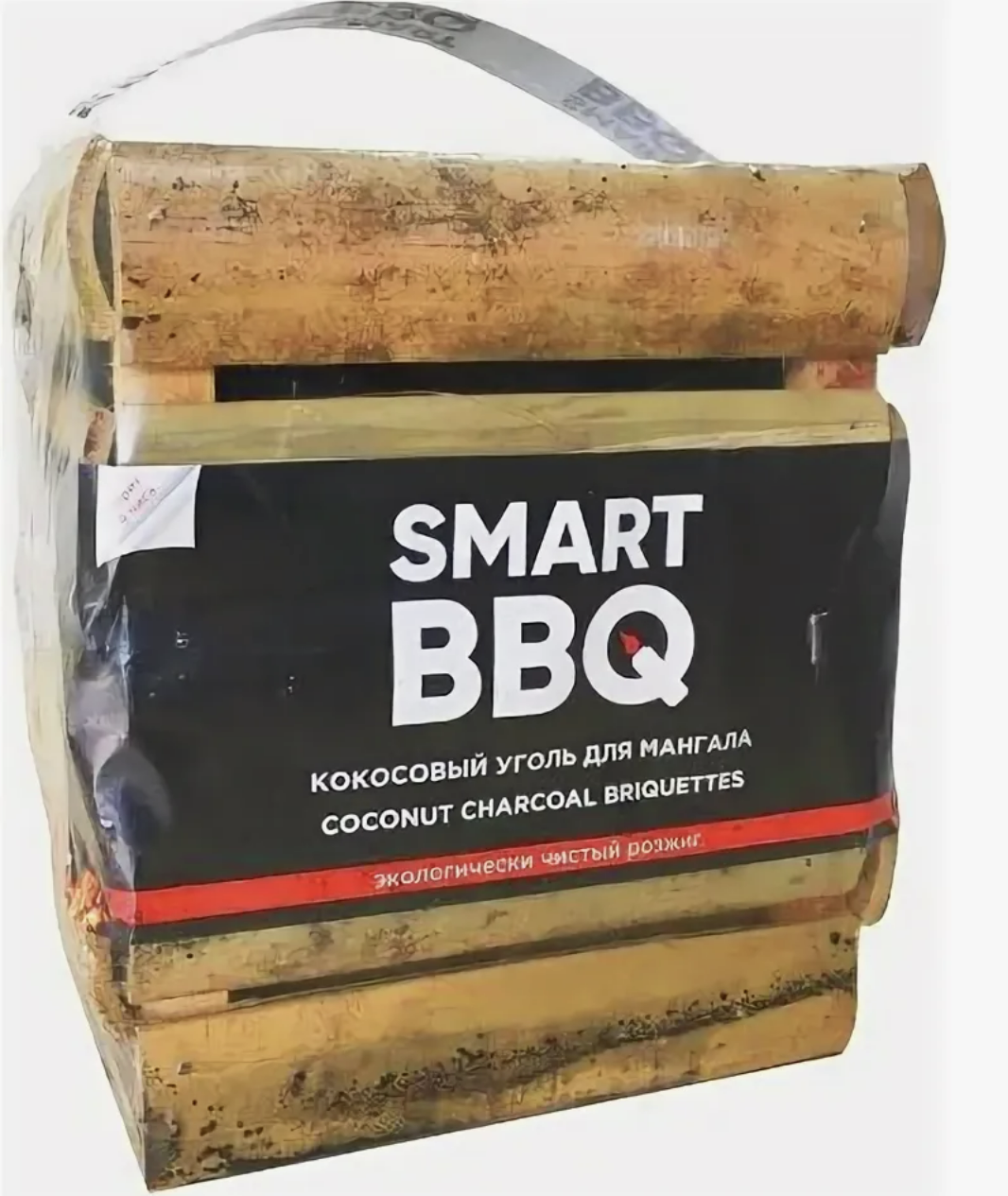Изображение товара Уголь кокосовый SMARTBBQ 2 кг экологически чистый быстроразжигаемый
