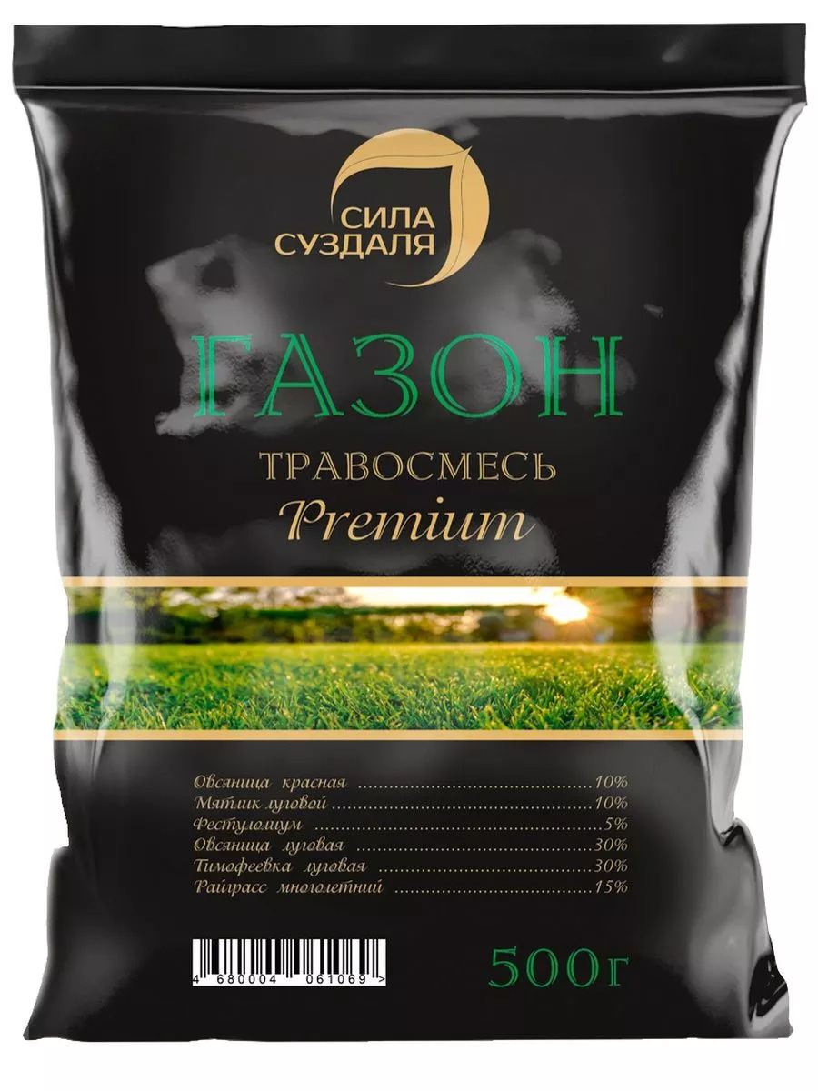Изображение товара Газон Premium  Сила Суздаля 500 г