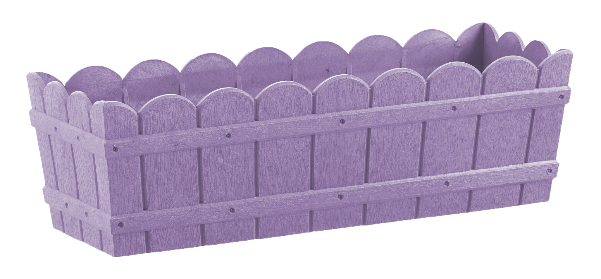 Изображение товара Ящик для цветов 14 л сиреневый балконный контейнер для растений