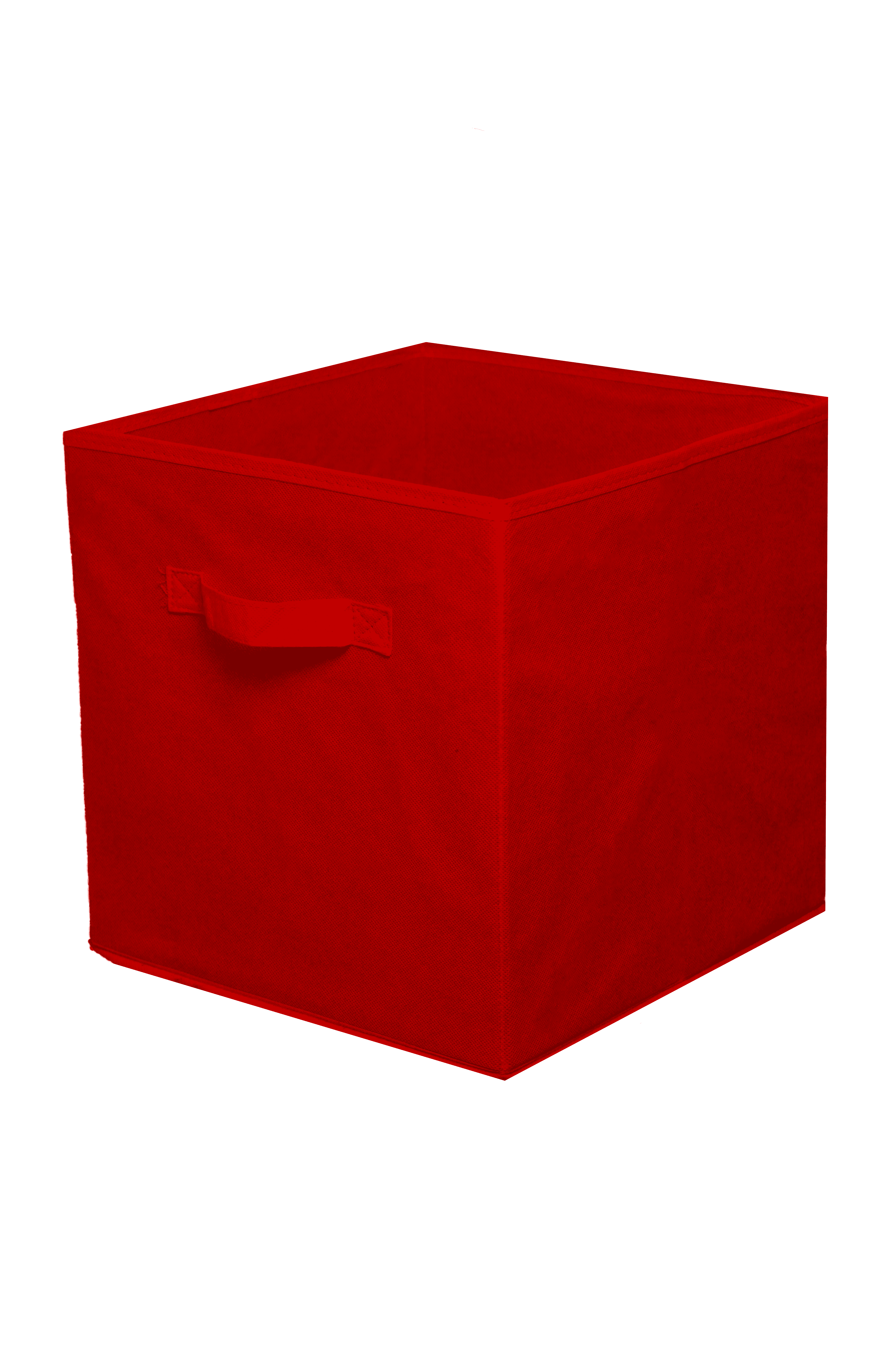 Изображение товара Короб складной д/стеллажа из нетканого полотна 31х31х31см, красный, MX201-R