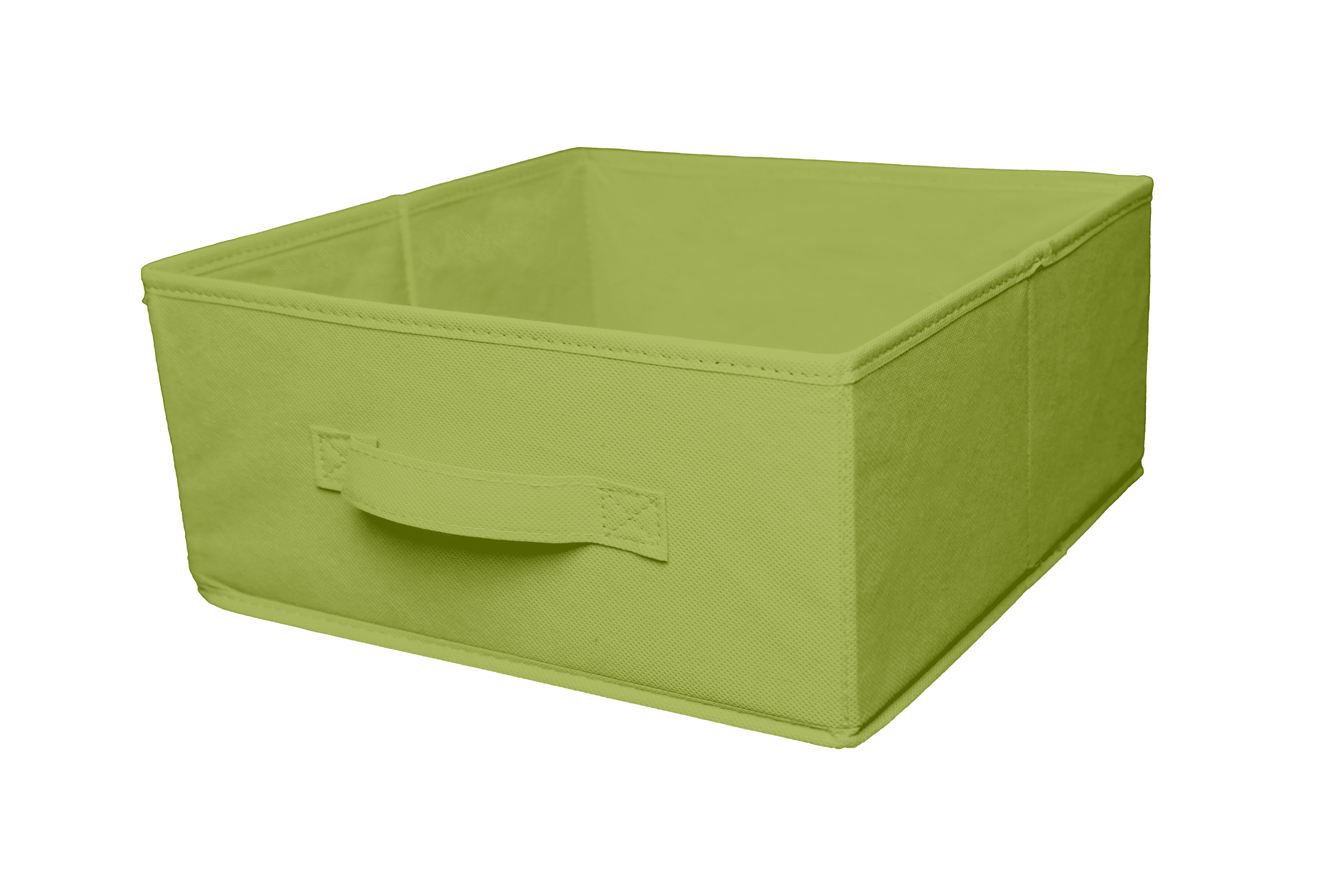 Изображение товара Короб складной д/стеллажа из нетканого полотна 31х31х14см, салатовый MX202-S