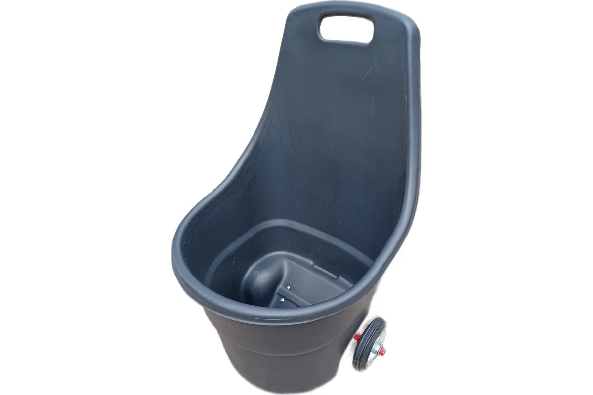 Изображение товара Ведро-тележка 50 л с промышленным колесом АНТИУДАР для грузов и урожая