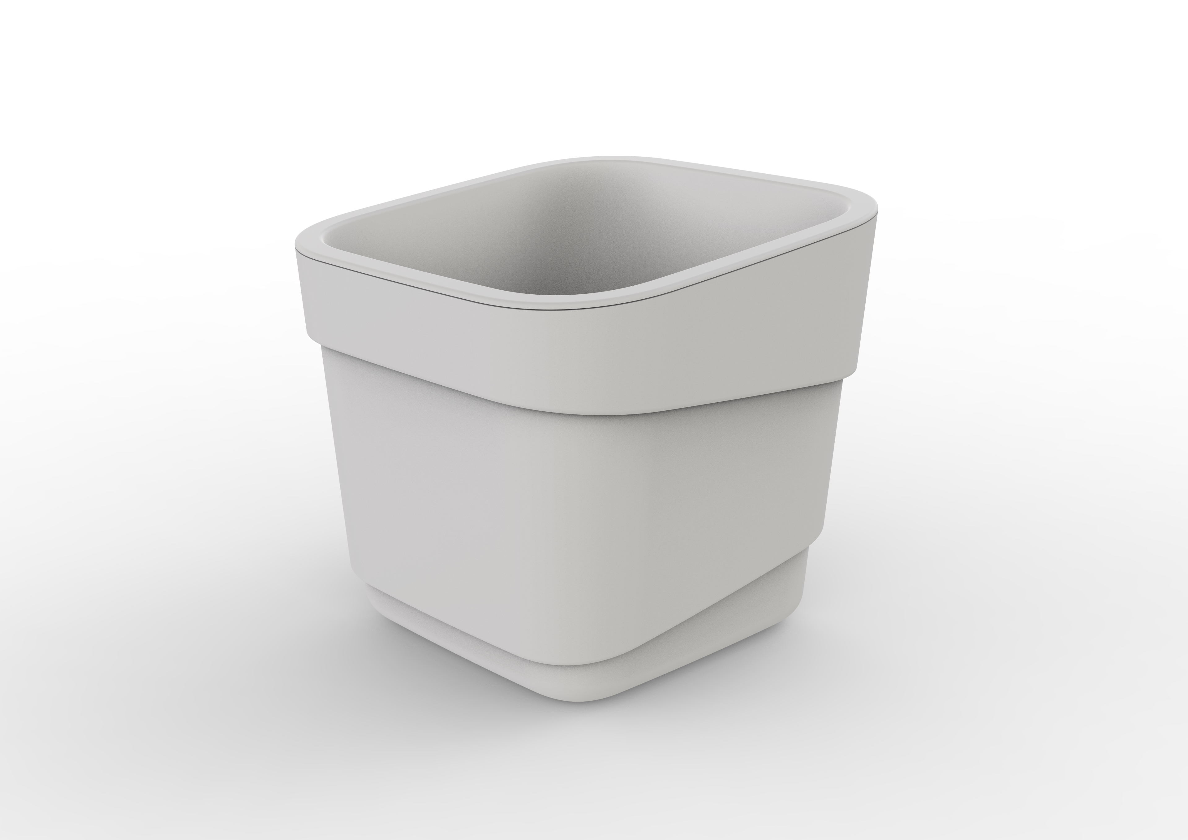 Изображение товара Горшок для цветов Hills 2,2 л d155 h145,5 мм молочный пластиковый