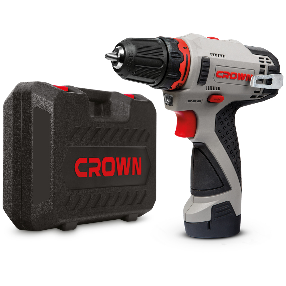 Изображение товара Аккумуляторная дрель-шуруповерт CROWN CT21072HX-2 BMC 12 В Li-Ion