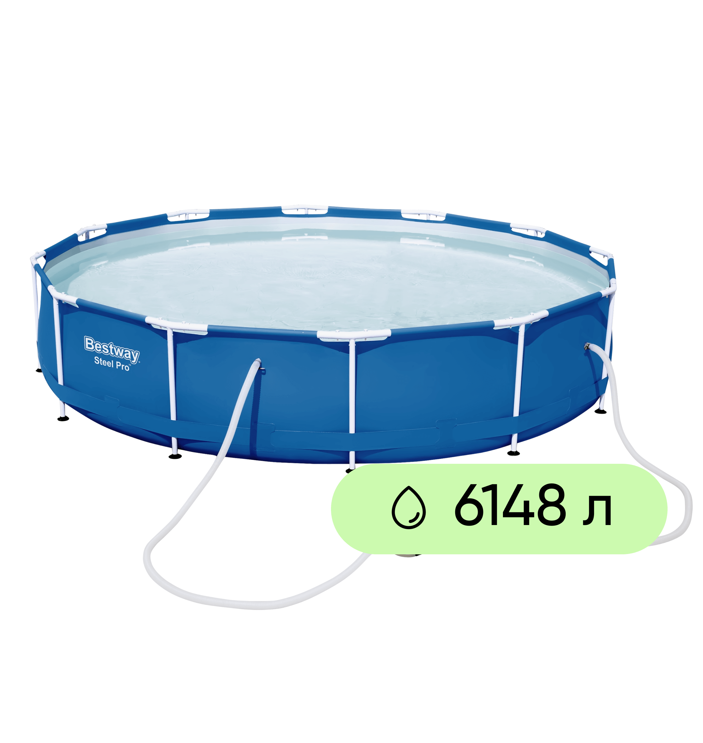 Изображение товара Каркасный бассейн BESTWAY Steel Pro 305x100 см с фильтр-насосом