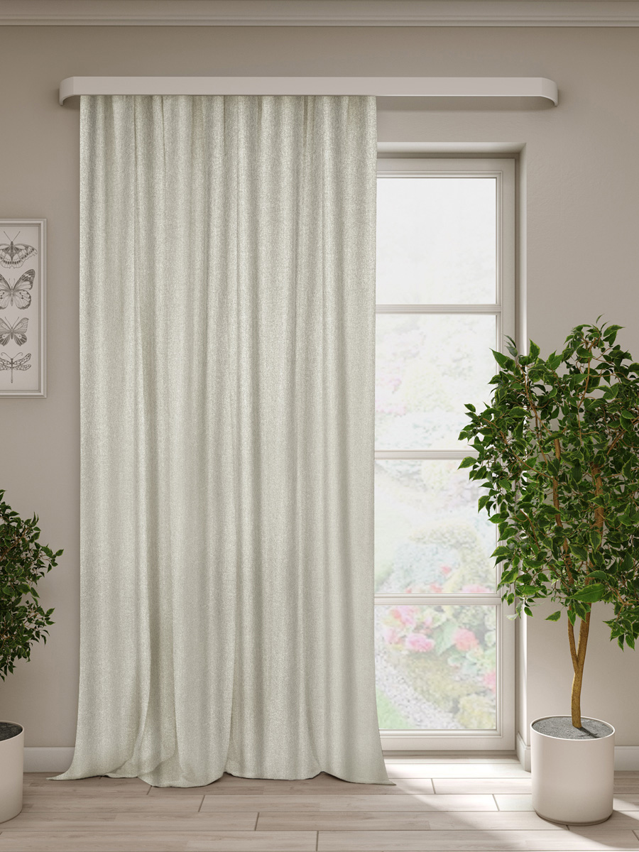 Изображение товара Штора под лен Лиа экрю 200х270 см ТД Текстиль классика уют