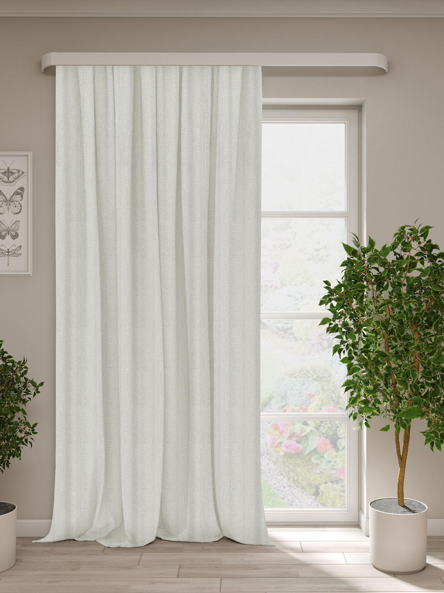 Изображение товара Штора под лен Пола серый 200*270 см