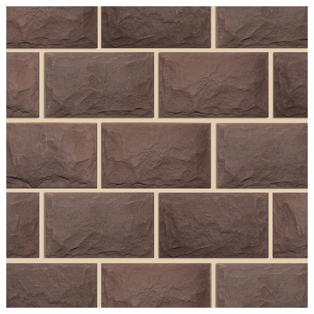 Изображение товара Искусственный камень Atlas Stone Гранит коричневый 0,5 кв.м для фасадов и облицовки