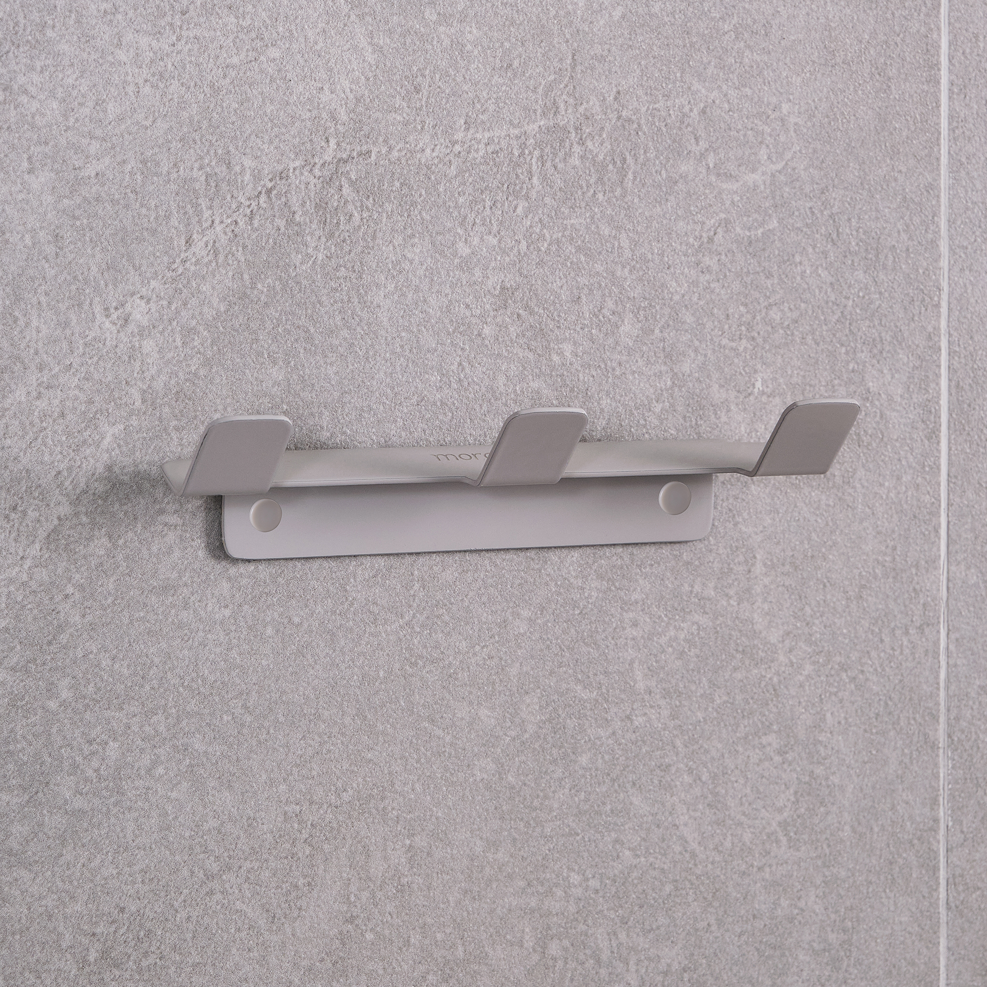 Изображение товара Крючок тройной Evklid из нержавеющей стали для ванной универсальный