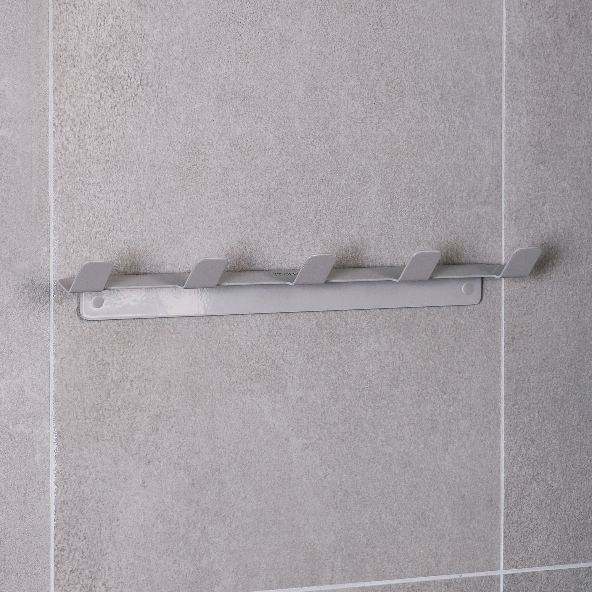 Изображение товара Планка с пятью крючками Evklid для ванной комнаты