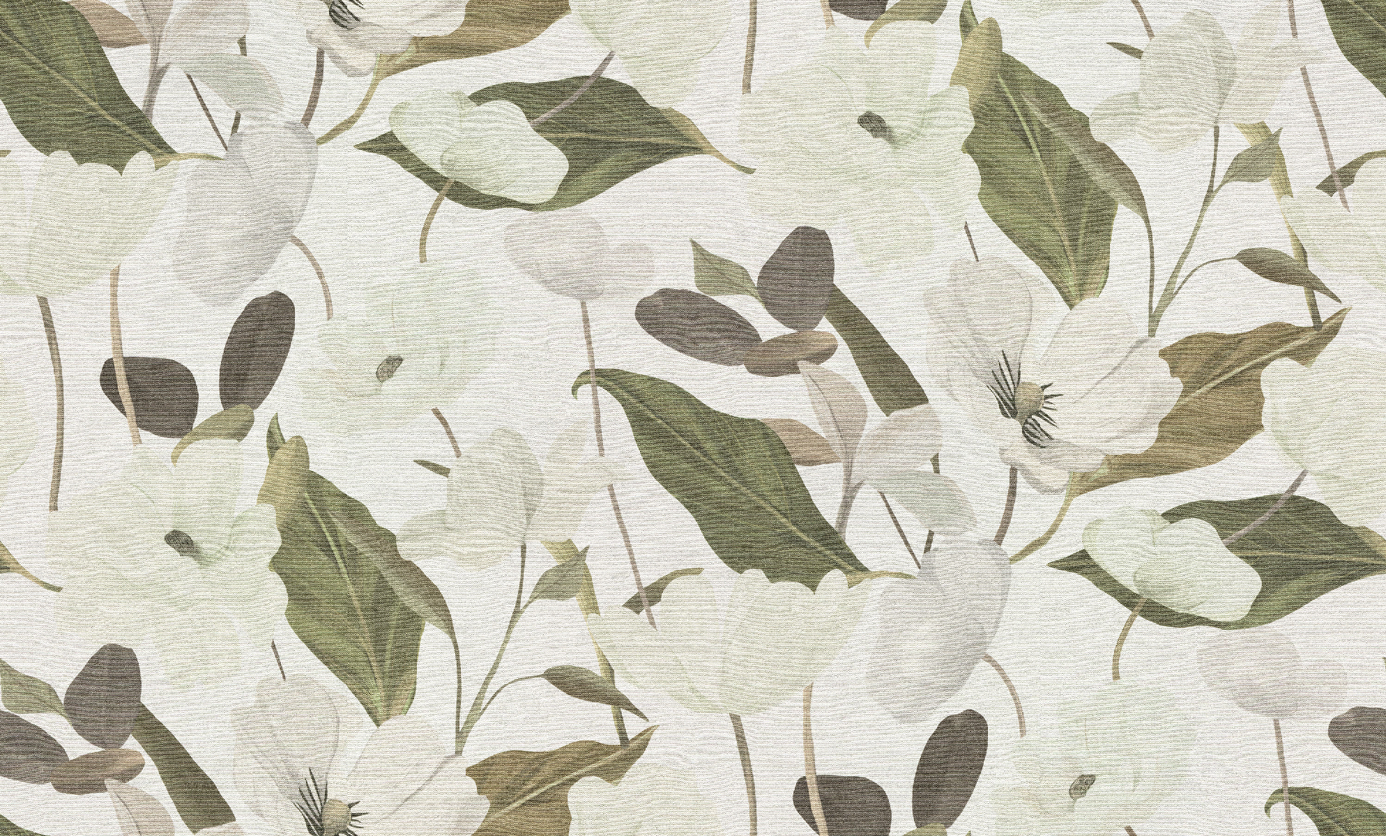 Изображение товара Виниловые обои ERISMANN Secret Garden 12240-26 - зеленые, рельефные