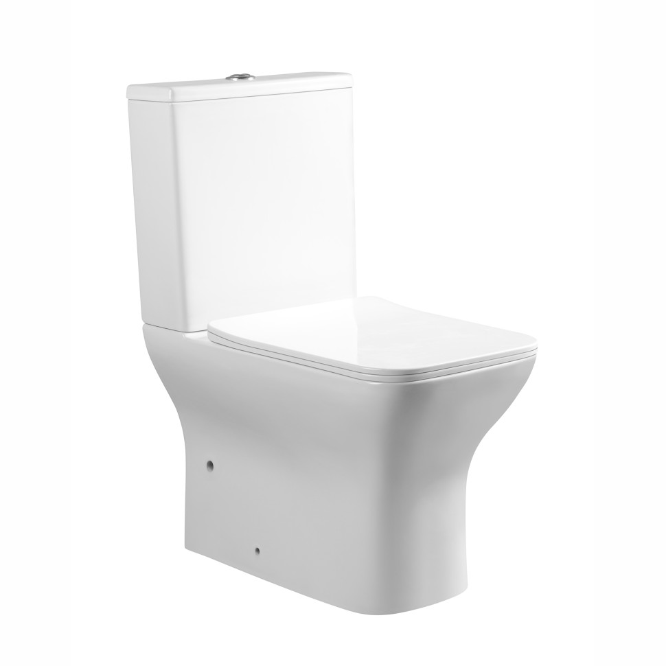 Изображение товара Унитаз-компакт URBATEC Grazia безободковый с универсальным выпуском белый