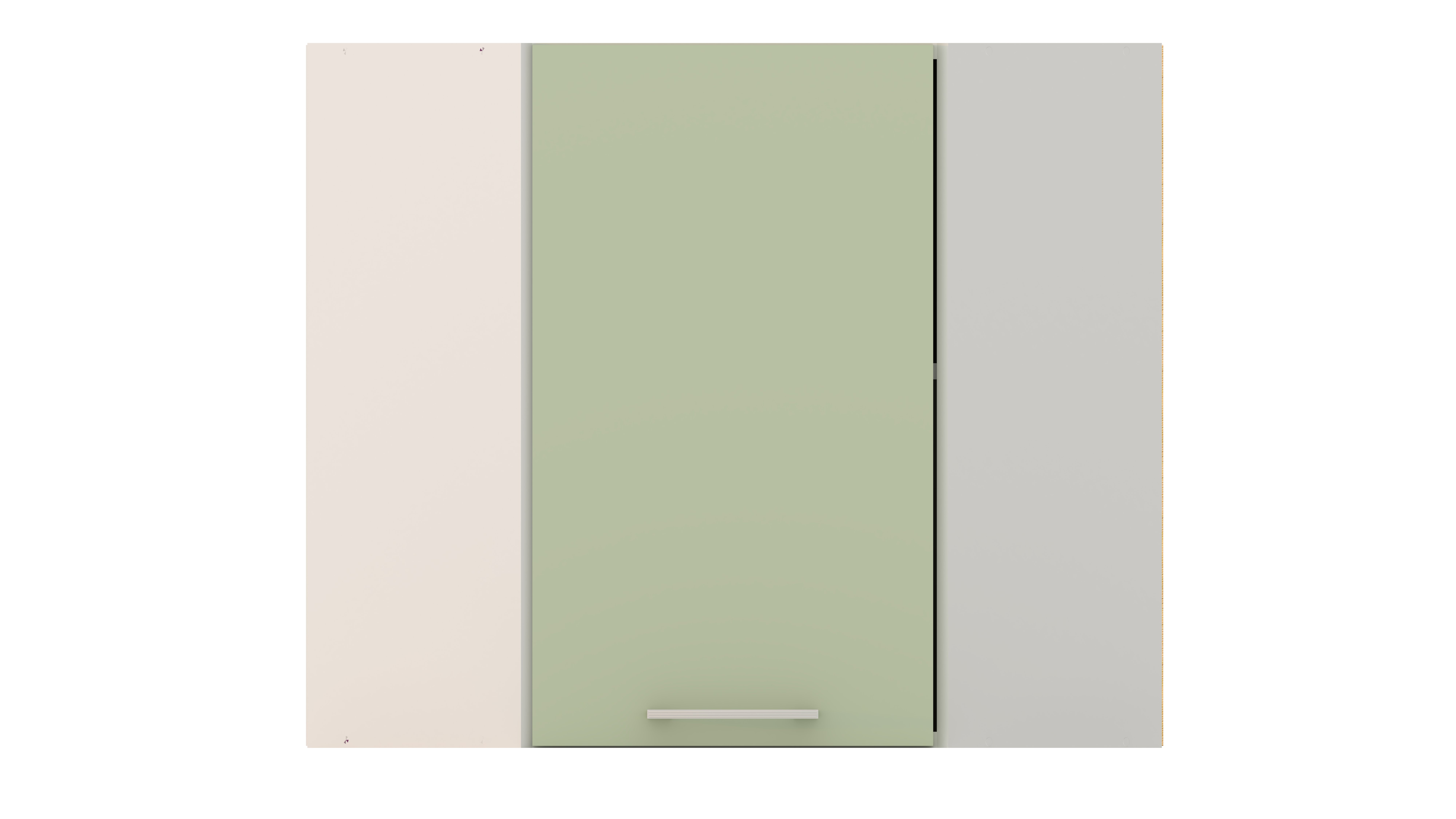 Изображение товара Навесной угловой шкаф Рона 60 см для кухни с матовой поверхностью