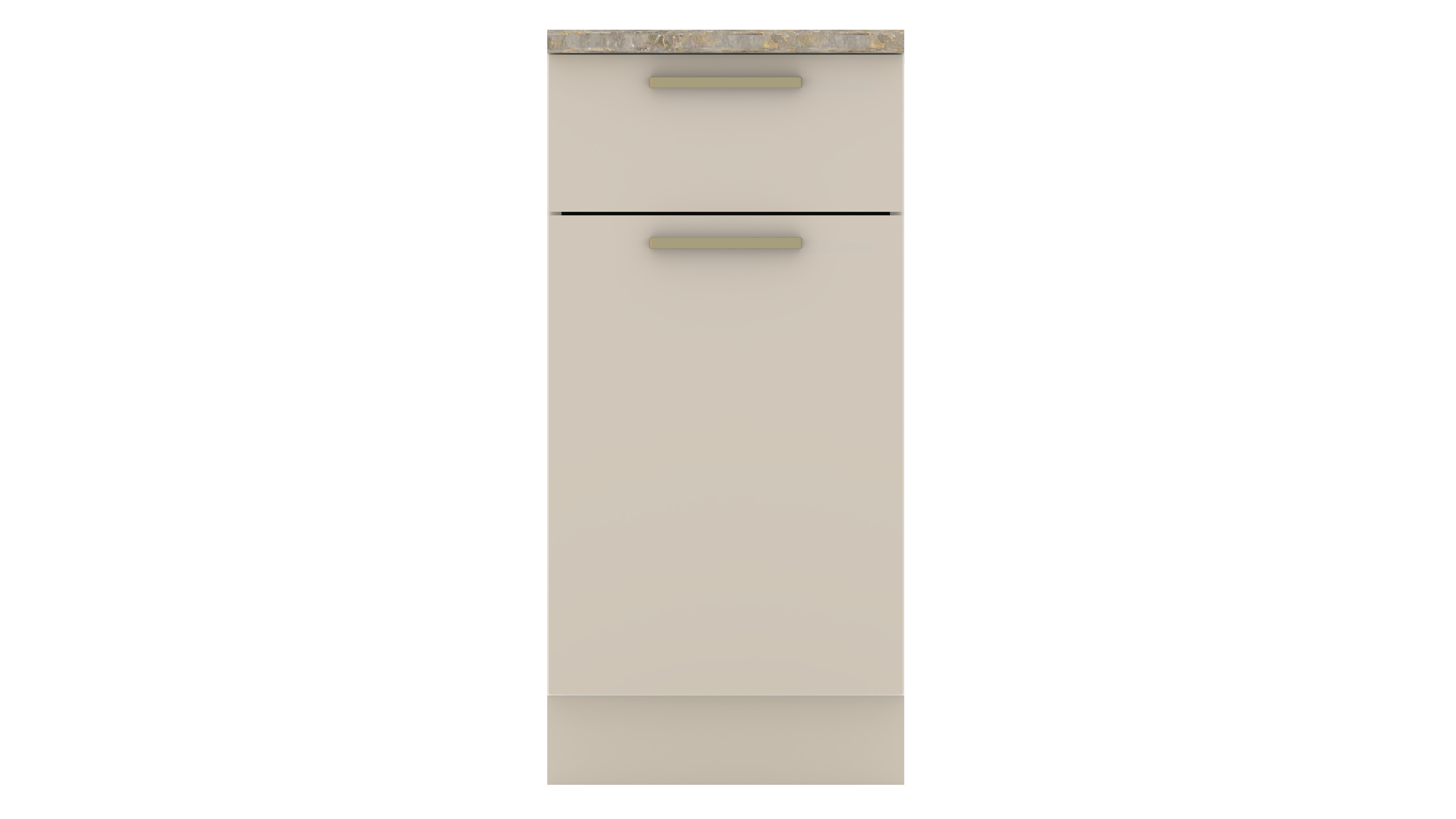 Изображение товара Кухонный напольный шкаф 40 см с ящиком Корн, серый, ЛДСП