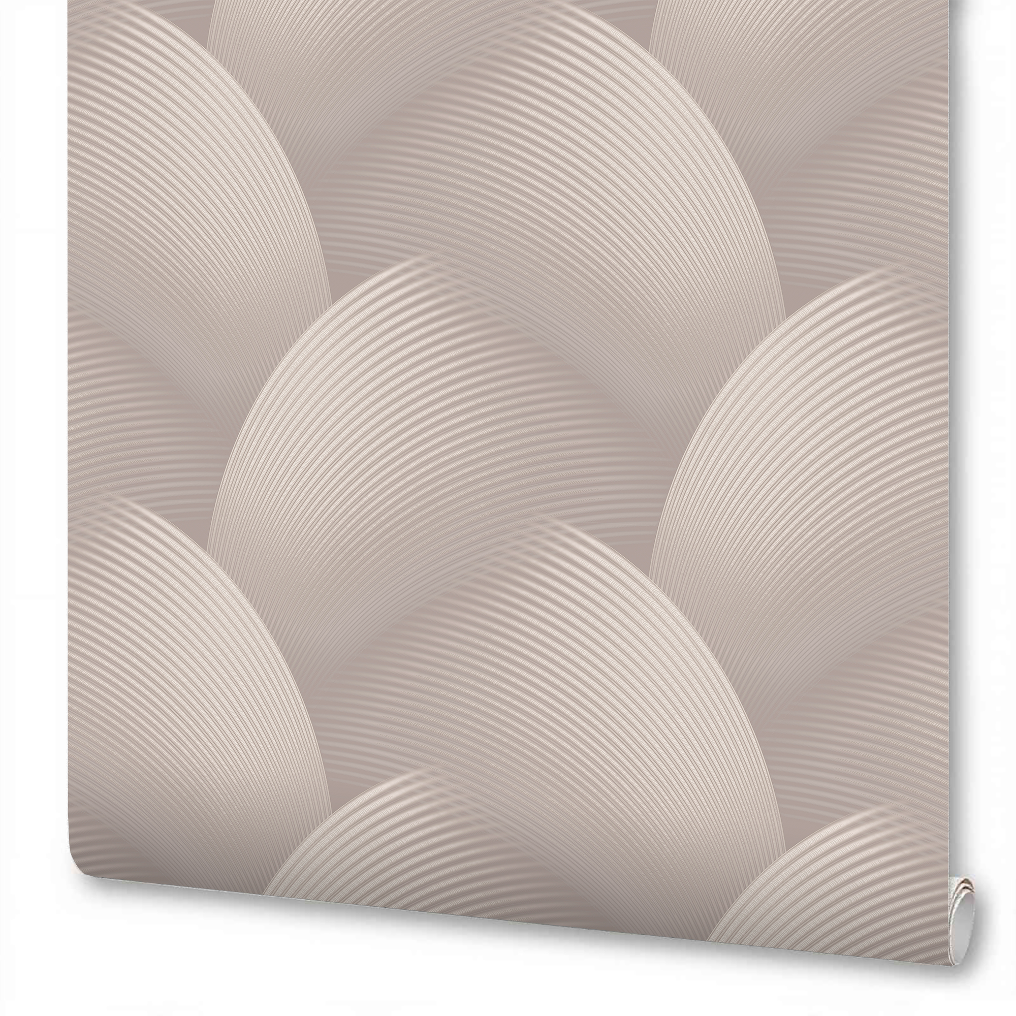 Изображение товара Виниловые обои WallSecret Singapur 9081-24 пудровые 1,06х10,05 м для современного интерьера