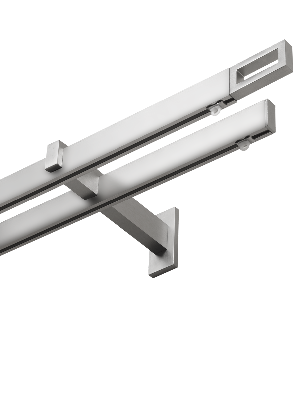 Изображение товара Карниз Arttex двухрядный хай-тек сталь 320 фрейм