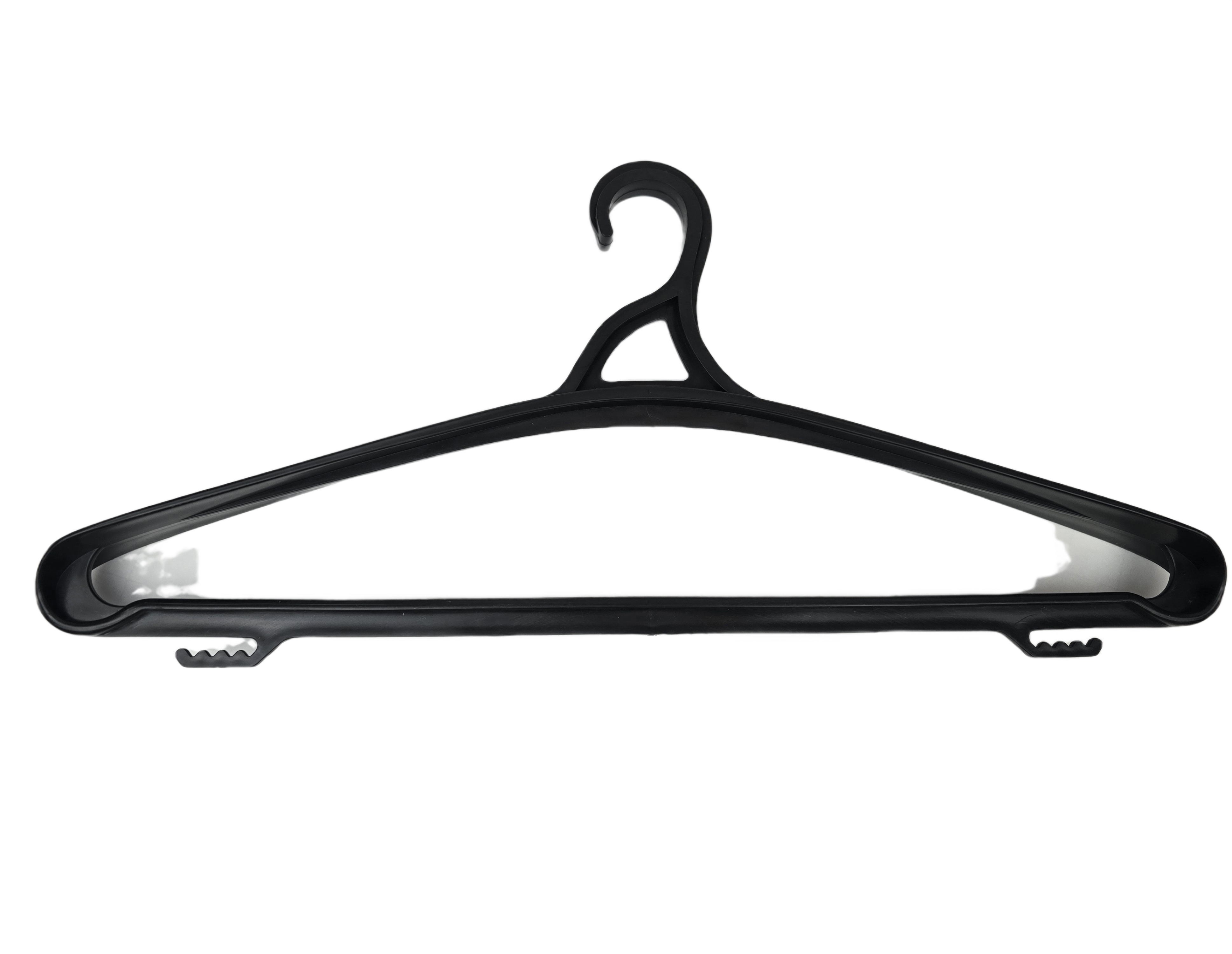Изображение товара Вешалка Darel plastic 48-50 крепкая черная для одежды
