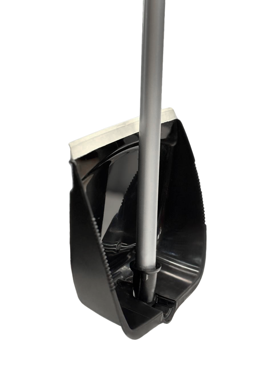 Изображение товара Совок  для уборки с длинной ручкой 80 см,черный