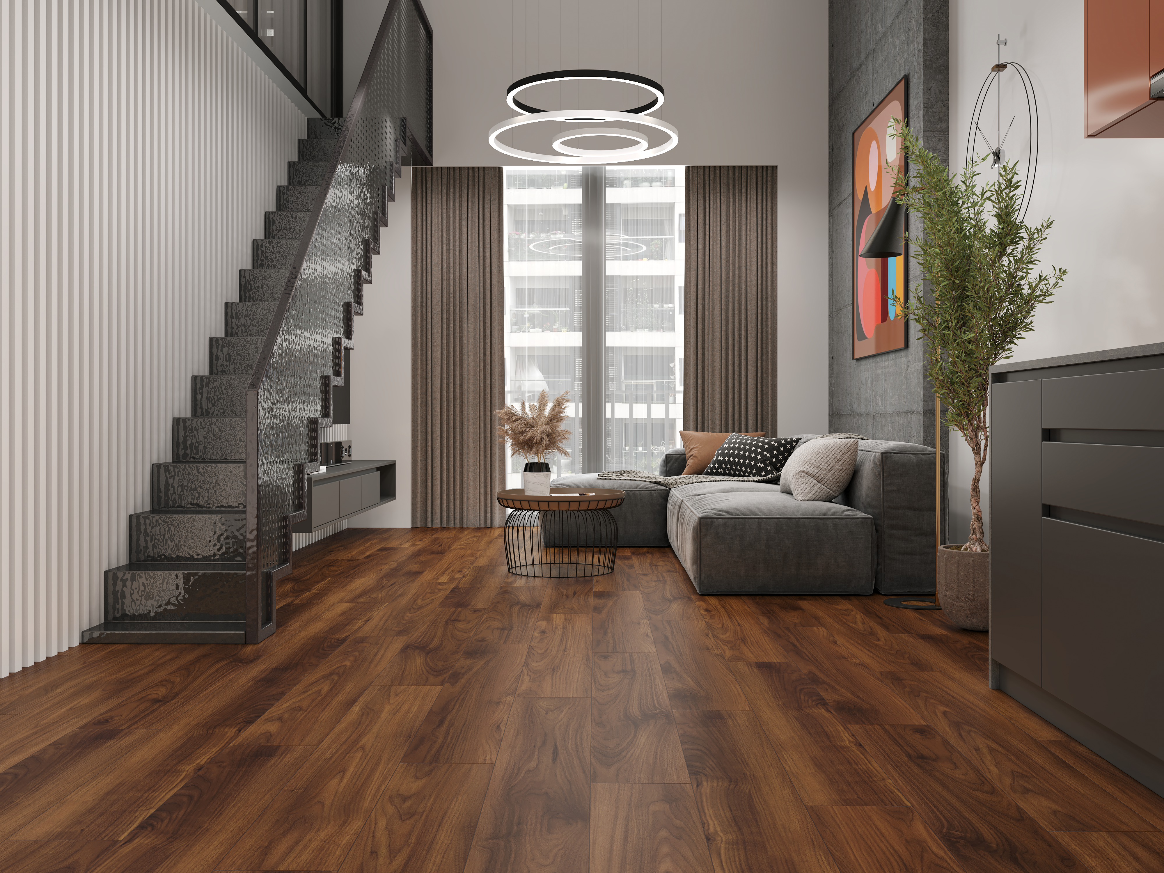 Изображение товара Ламинат Norland Орех Кипр 34 класс 12 мм 1,69 м²