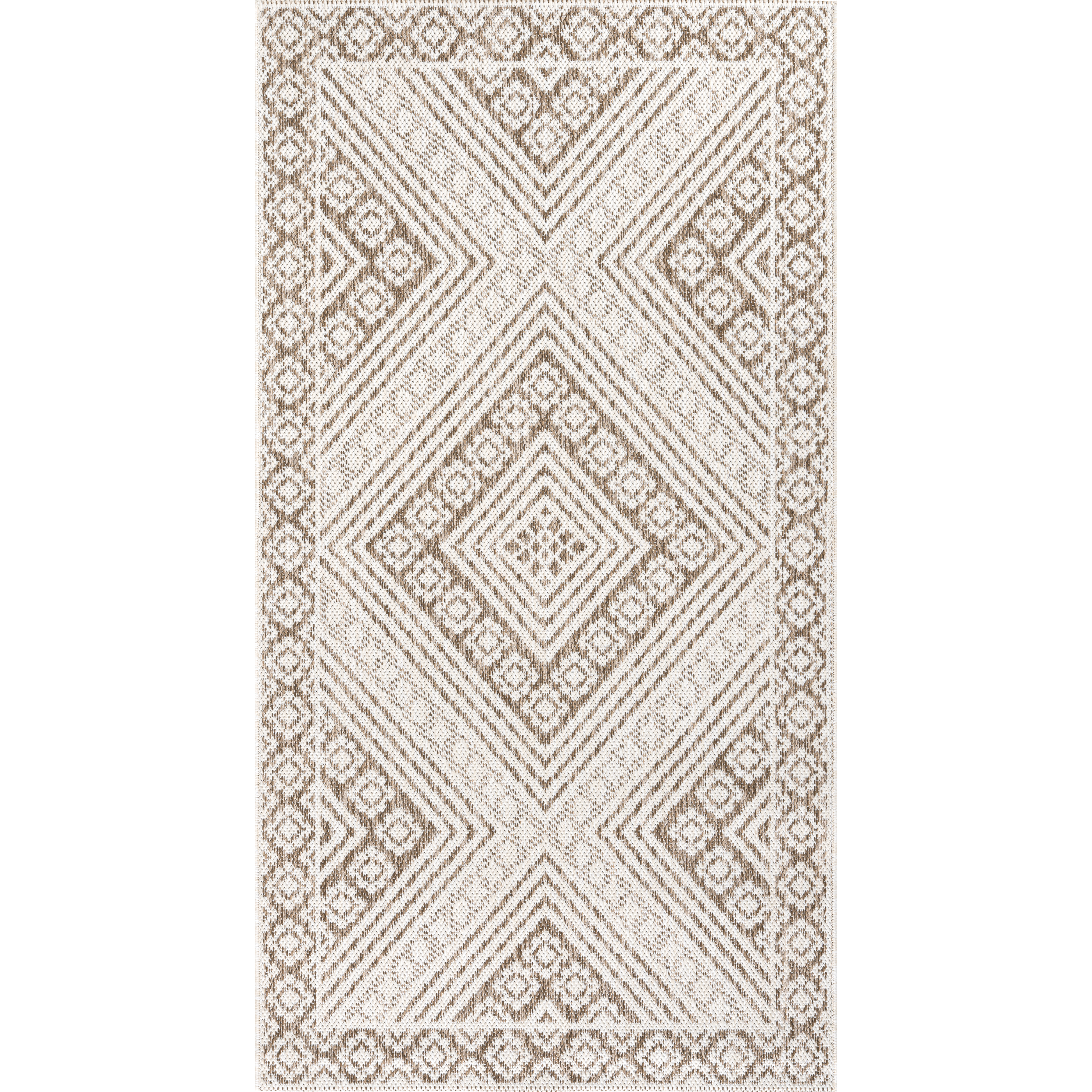 Изображение товара Ковер Paros 0. 8x1. 5 дизайн 6610A бежевый - стильное покрытие для дома