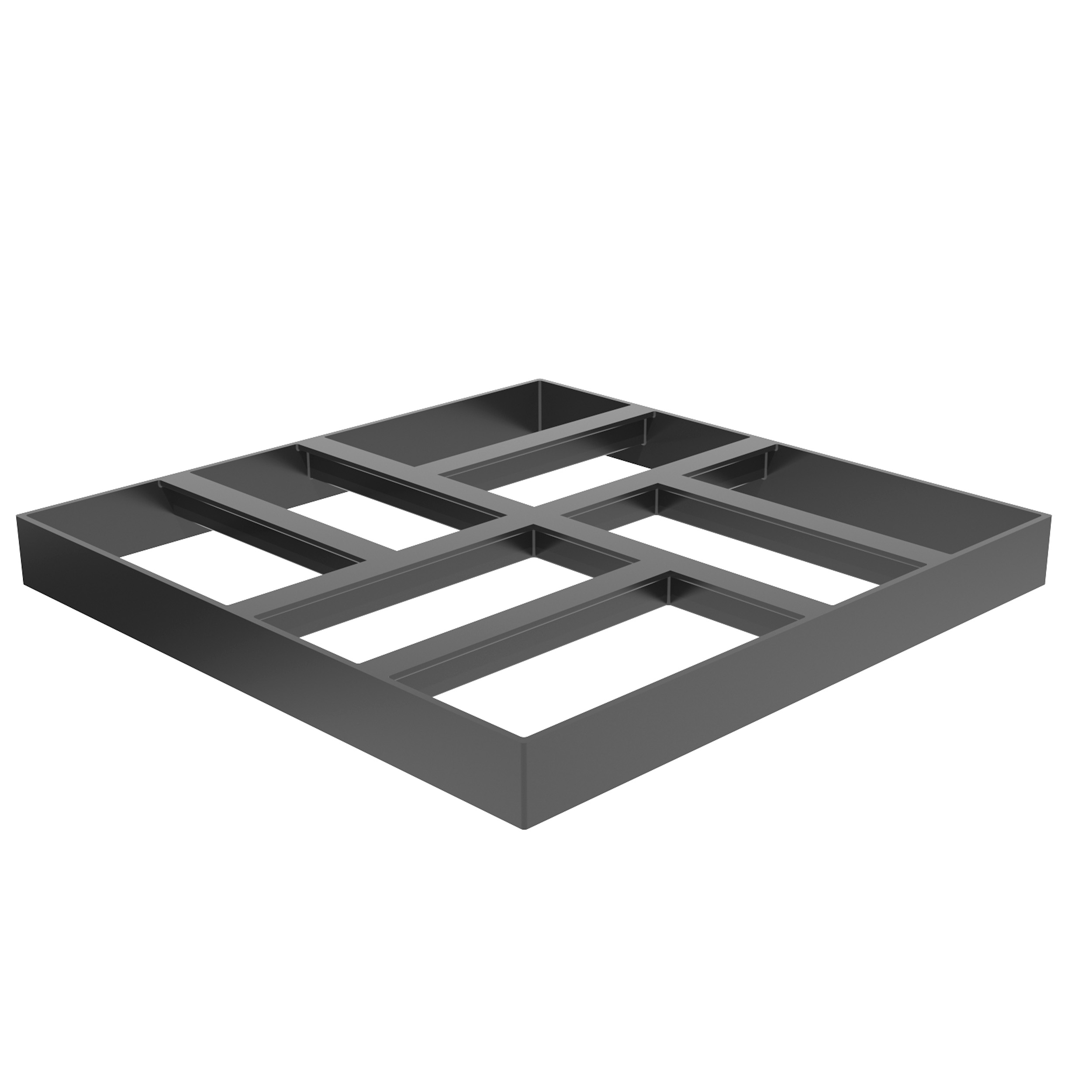 Изображение товара Форма для садовых дорожек Gidrolica Way Квадрат 40х40х4 см