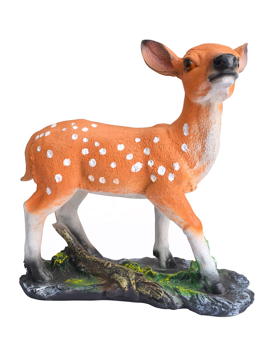 Изображение товара Садовая фигурка Олененок высотой 39 см от Decobraz