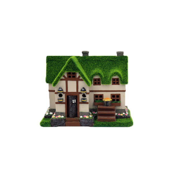 Изображение товара Светильник садовый на солнечной батарее Домик в Швейцарии