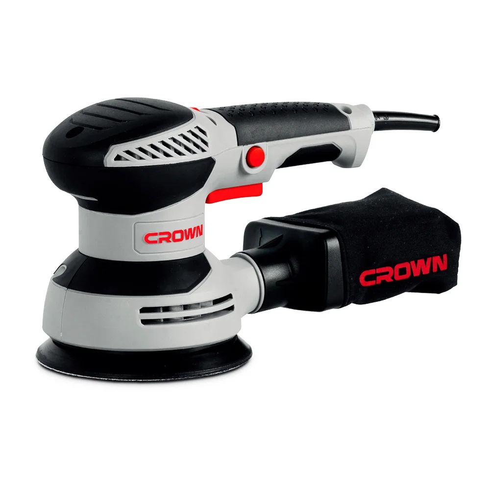 Изображение товара Шлифмашина эксцентриковая CROWN CT13663V 320 Вт 125 мм для интенсивных работ