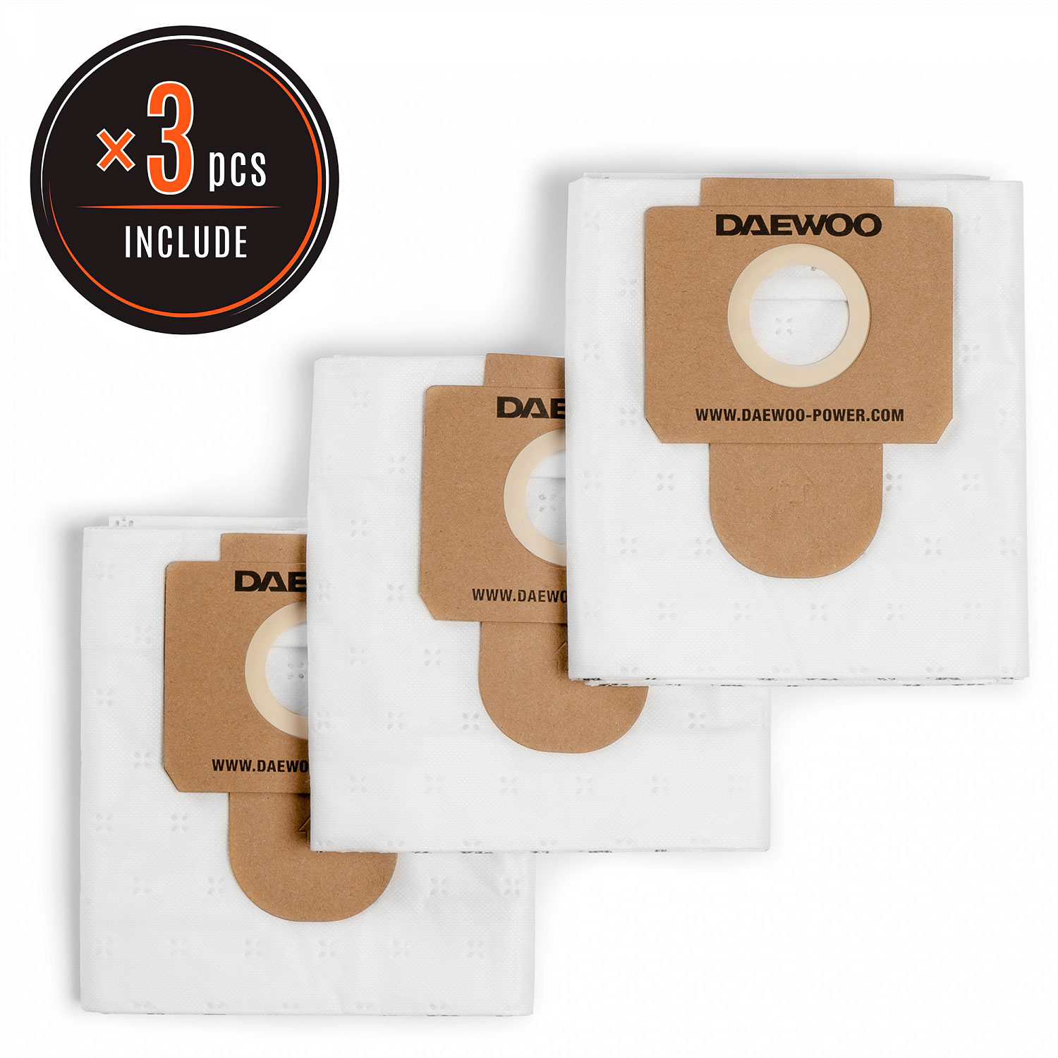 Изображение товара Фильтр-мешки для пылесоса DAEWOO DAVC 20TBH 3 шт