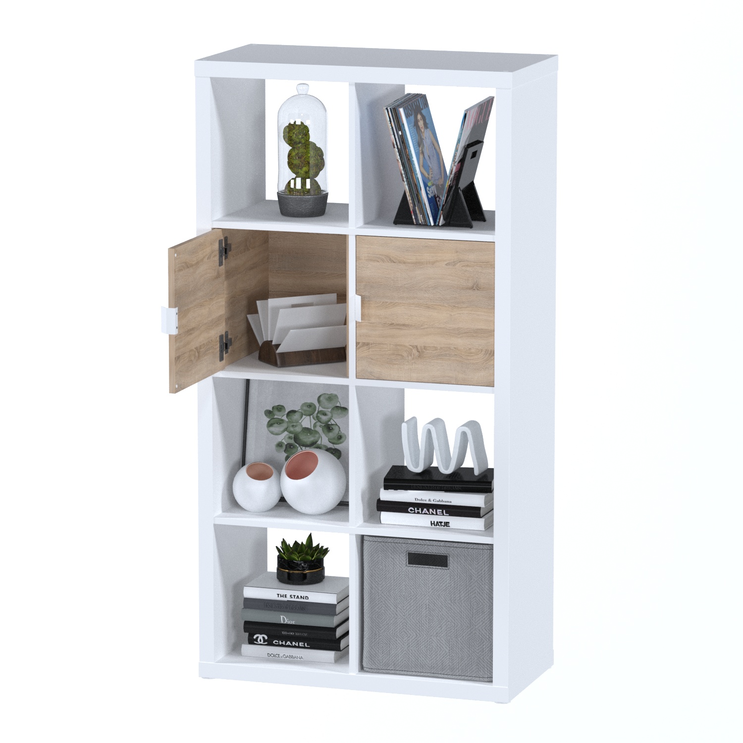 Изображение товара Модуль с дверцей Фора, ручка металл 33х33х37, дуб беленый