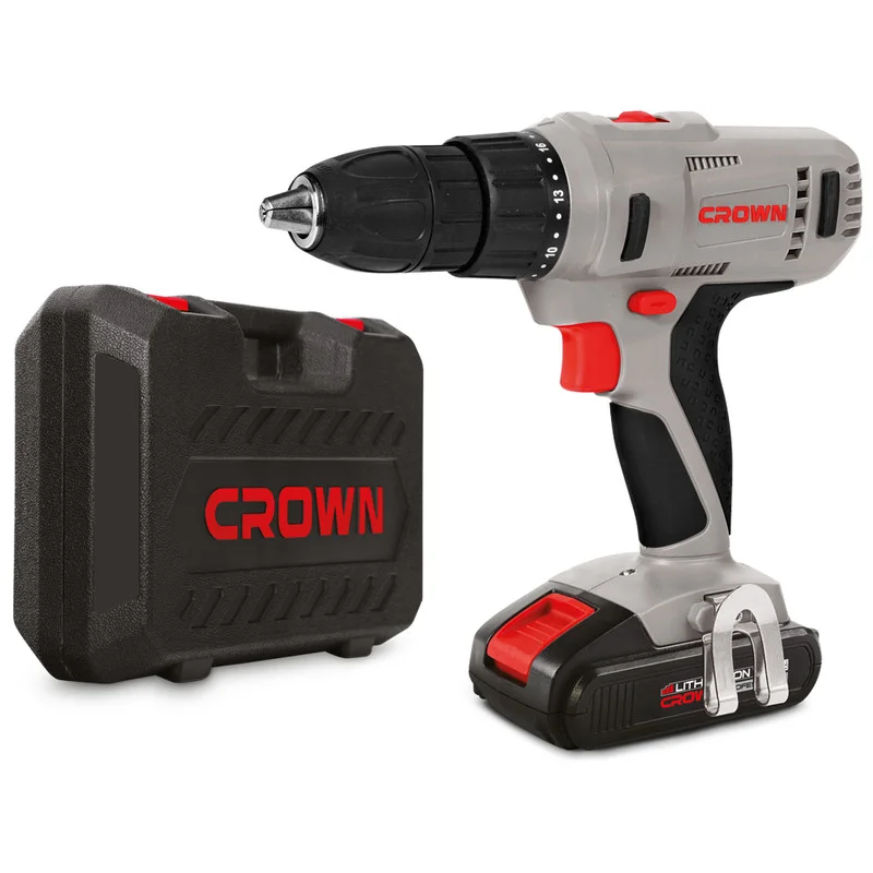 Изображение товара Дрель-шуруповерт CROWN CT21056L-1.5 BMC - аккумуляторный инструмент для домашних дел