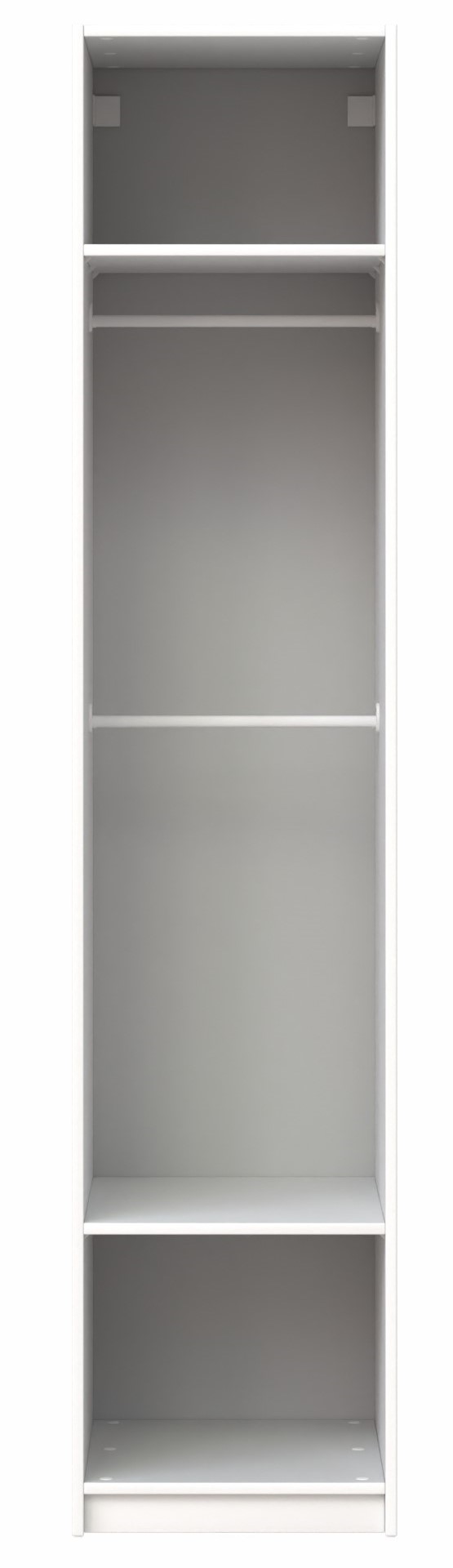 Изображение товара Стеллаж для гардеробной Макс 50х58х233 белый модульная система IKEA аналог