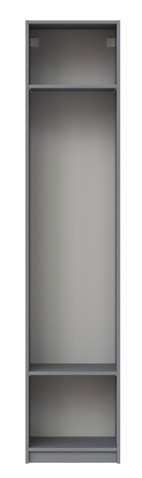 Изображение товара Стеллаж для гардеробной Макс 50х36х233 серый модульная система хранения