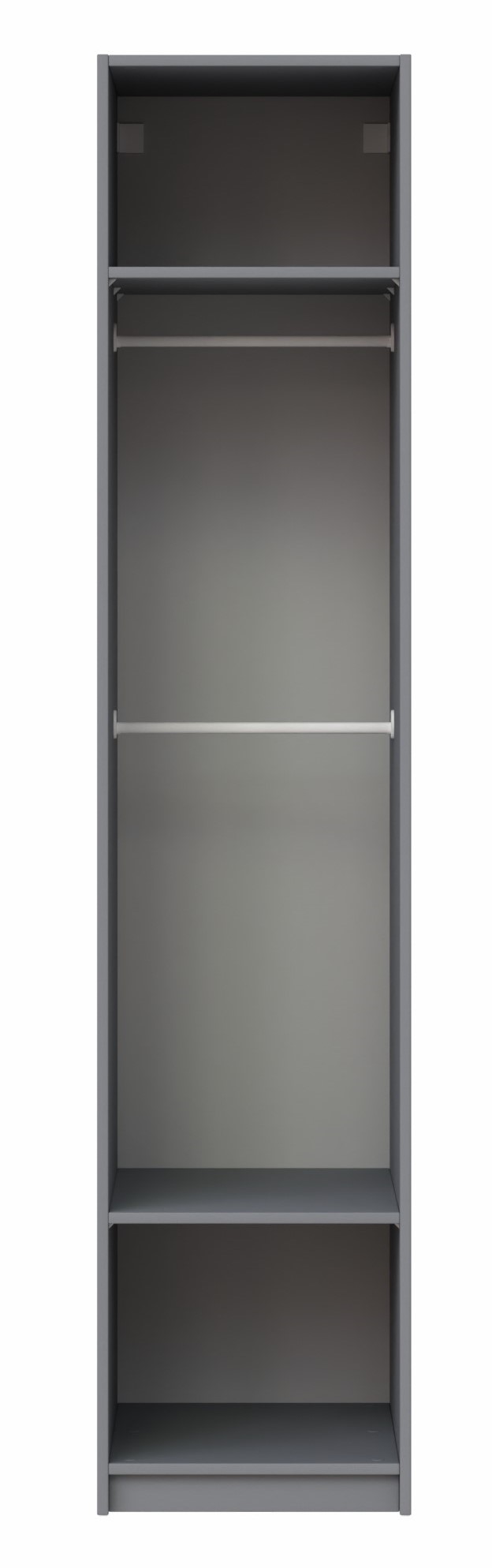 Изображение товара Стеллаж для гардеробной Макс 50х58х233 серый мебель для хранения
