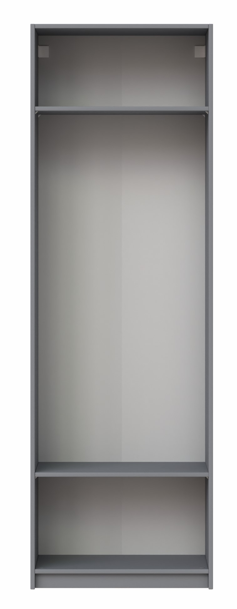 Изображение товара Стеллаж для гардеробной Макс 75х36х233 серый - модульная система хранения