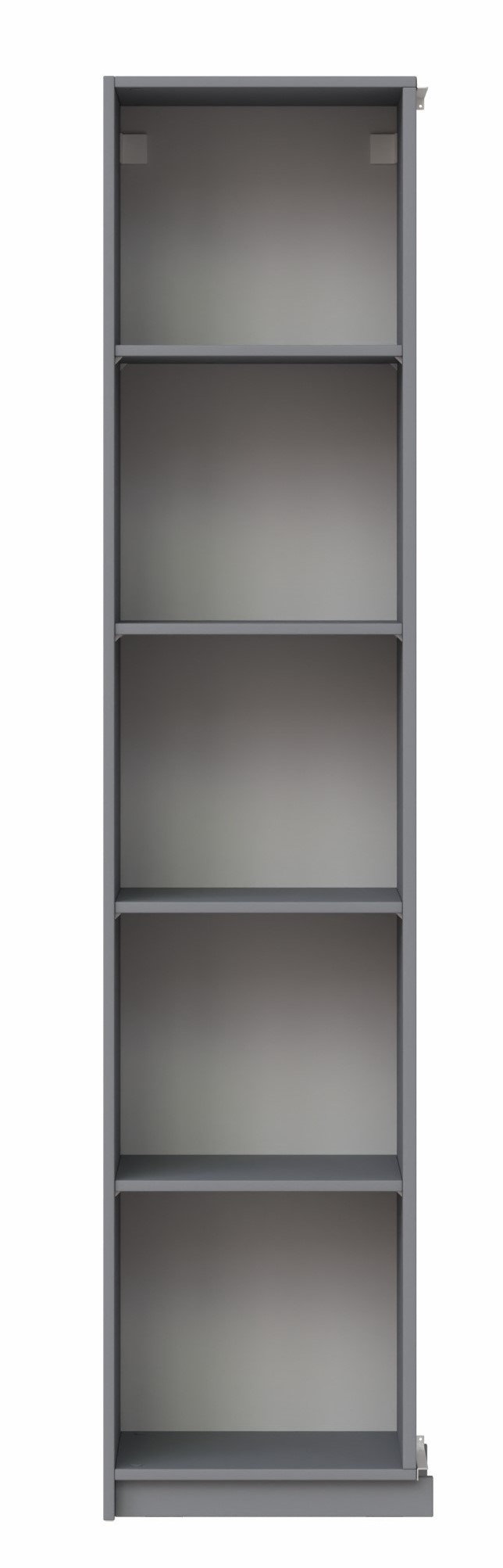 Изображение товара Стеллаж угловой для гардеробной Макс 50х36х233 серый модульная система хранения