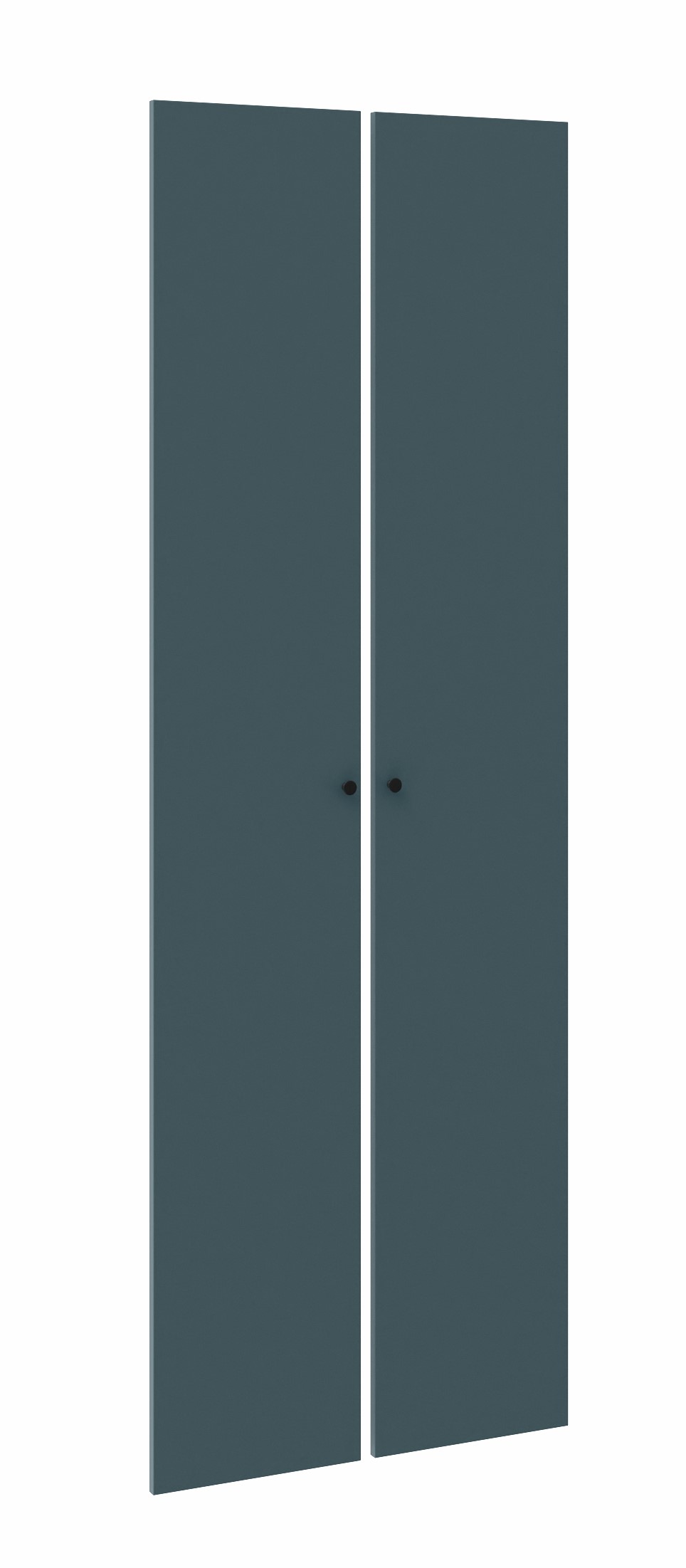 Изображение товара Комплект дверей 75 для гардеробной Макс, темно-бирюзовый