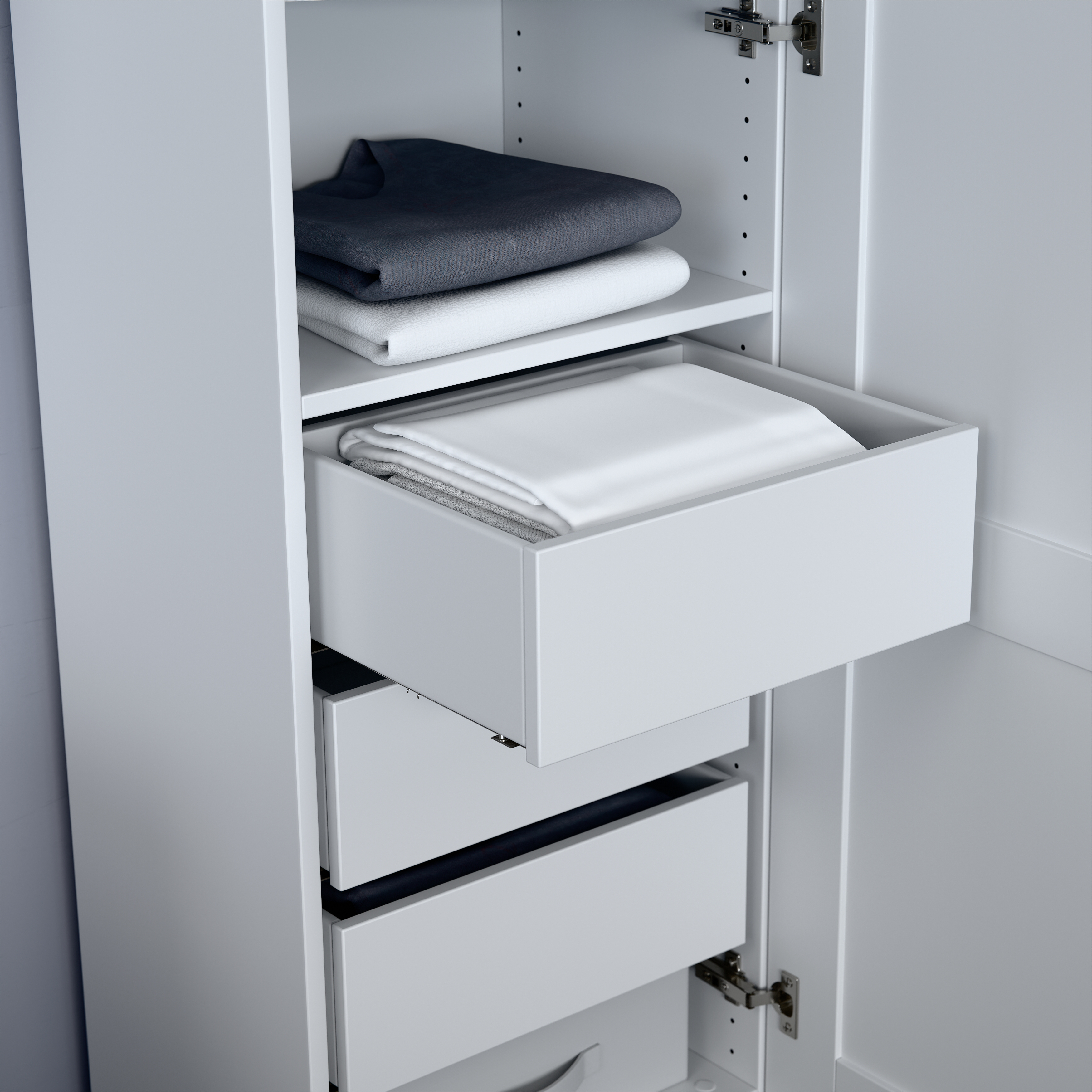 Изображение товара Ящик выдвижной для гардеробной Макс 50х36 белый от Шведский Стандарт