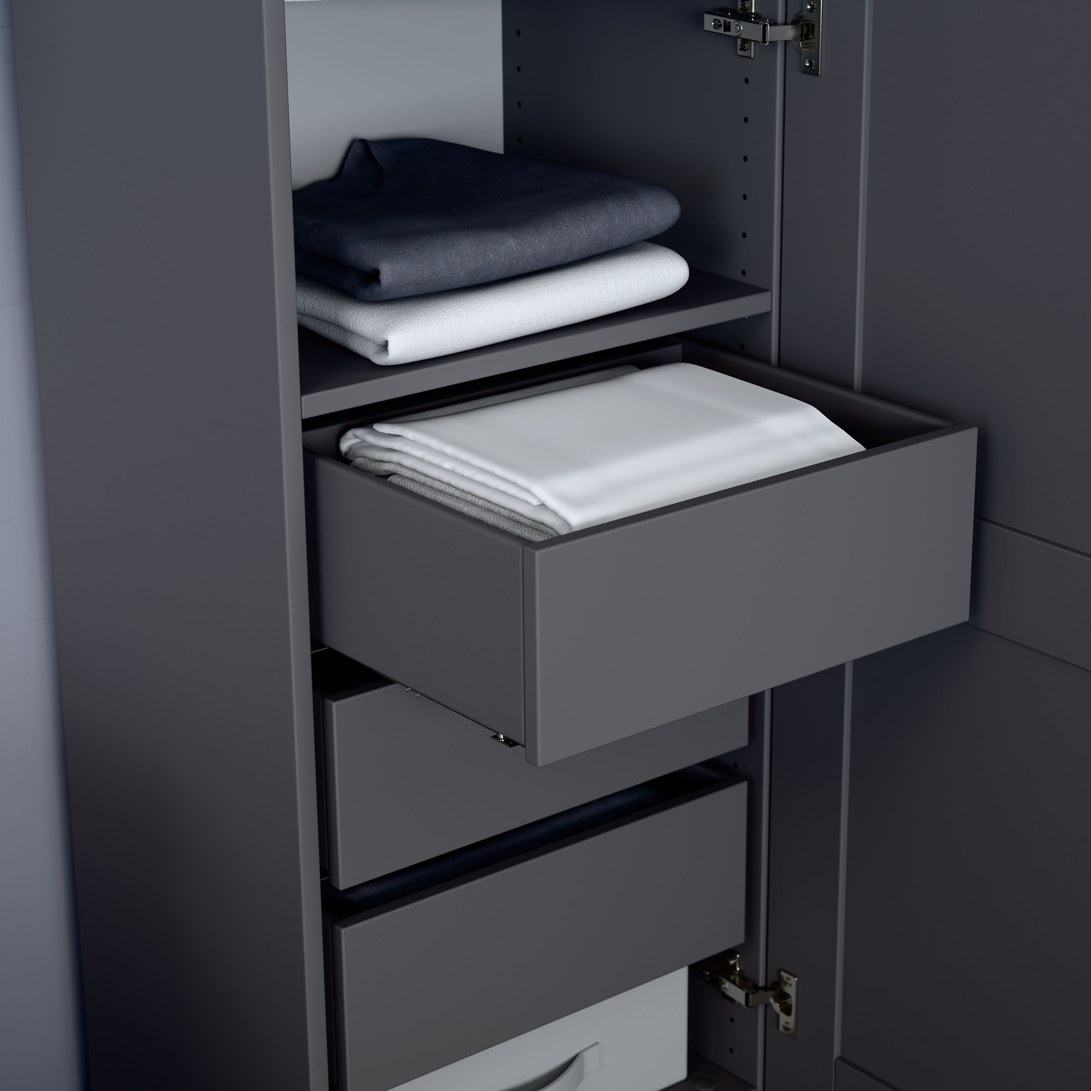 Изображение товара Ящик выдвижной для гардеробной Макс, 50х36 серый