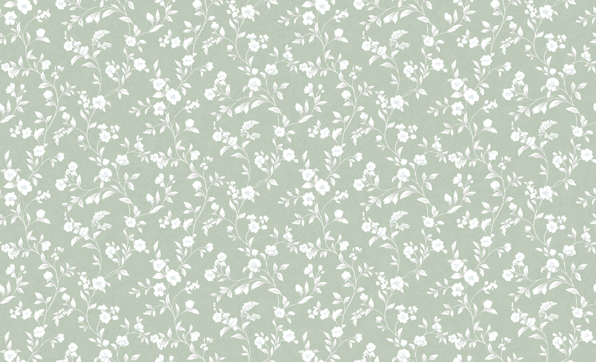 Изображение товара Виниловые обои Erismann Monica 60938-05 зеленые 10,05 м x 1,06 м