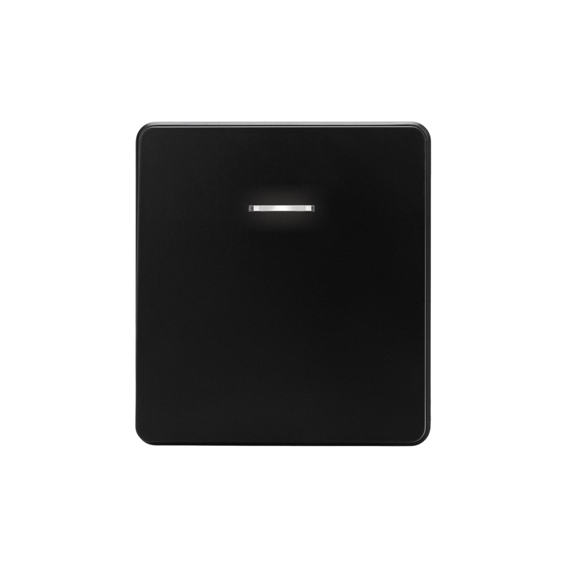 Изображение товара Выключатель перекрестный 1-клавишный Kranz Round оникс