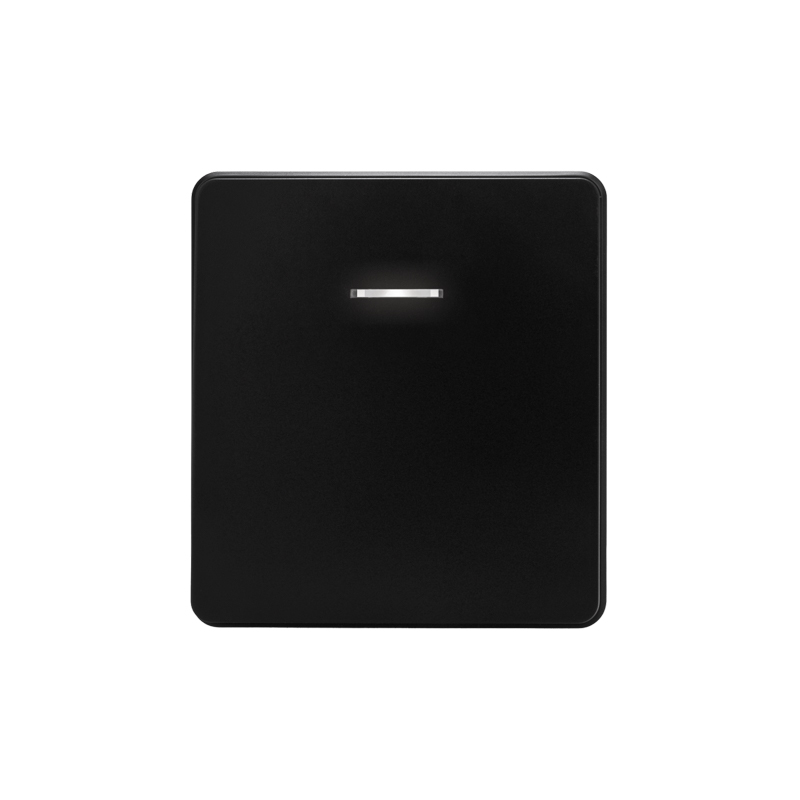 Изображение товара Выключатель 1-клавишный Kranz Round KR-78-0713-3 оникс