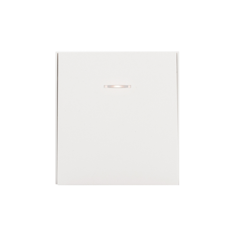 Изображение товара Выключатель перекрестный 1-клавишный Kranz Strong жемчуг белый